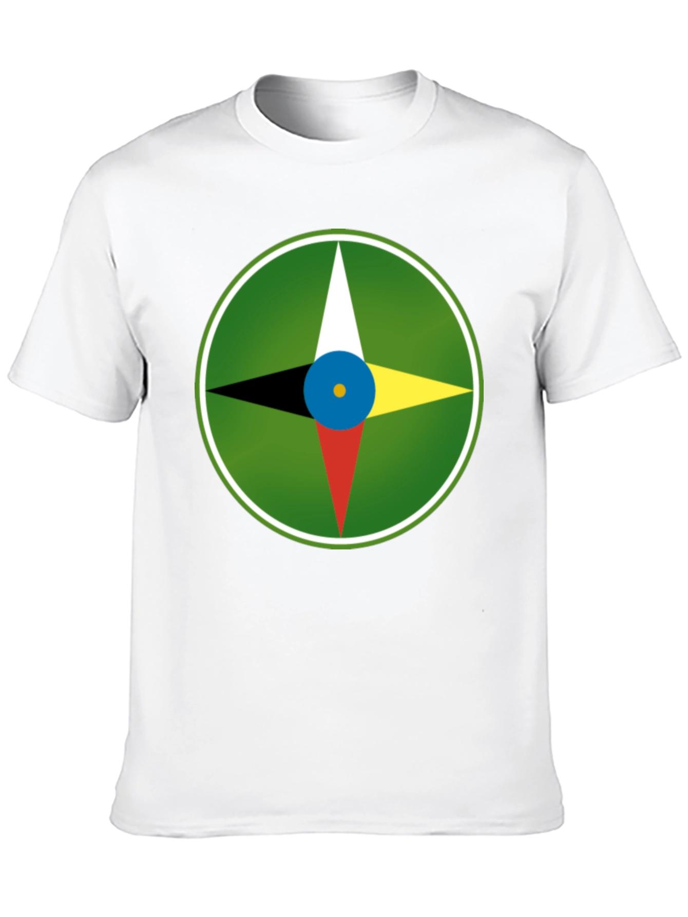Compass Graphic Tee - Unisex Soft Black Shirt