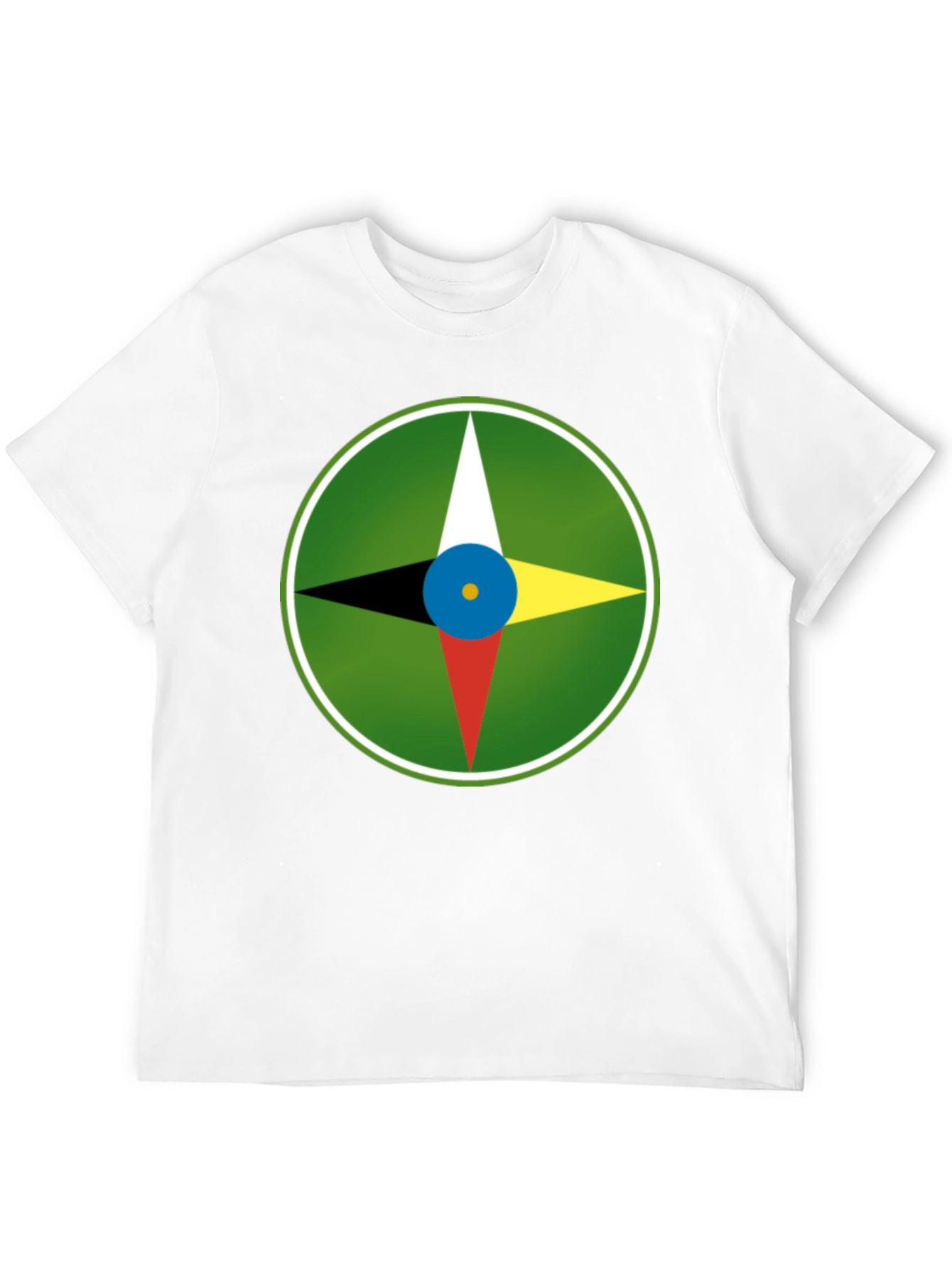 Compass Graphic Tee - Unisex Soft Black Shirt