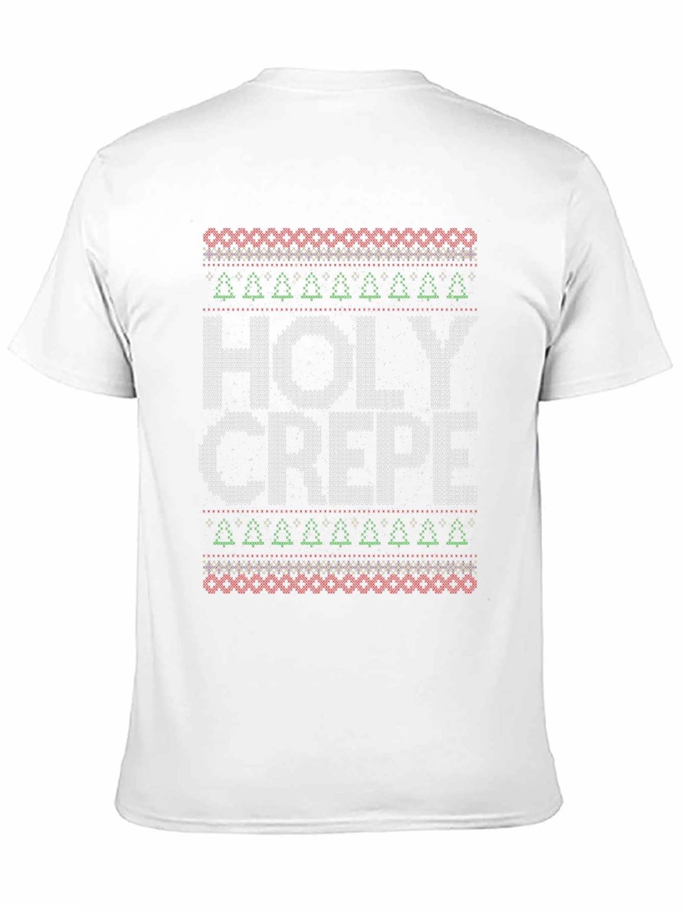 Holy Crepe Ugly Christmas Sweater Style T-Shirt