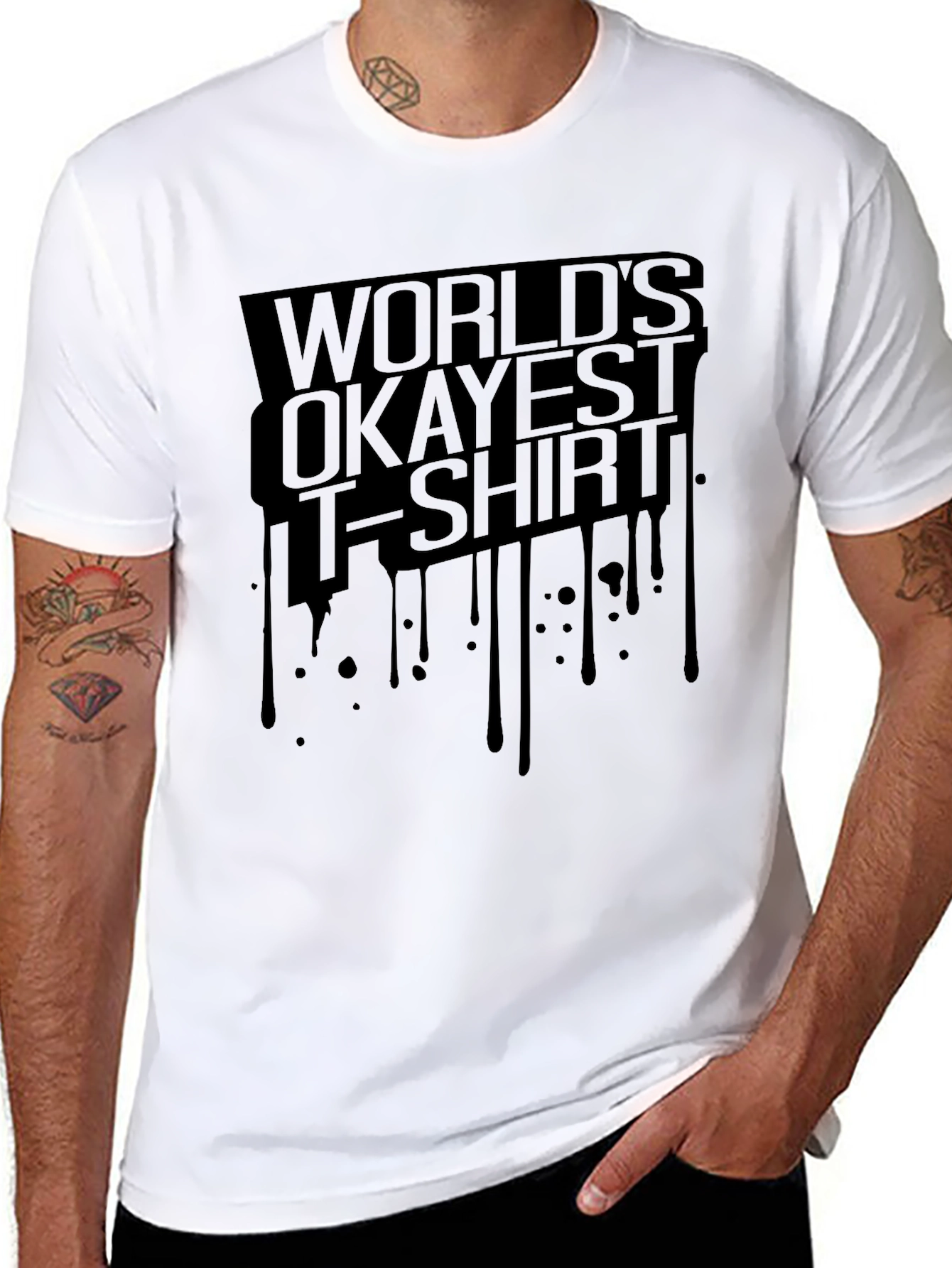 Worlds Okayest T-Shirt - Funny Graphic Tee