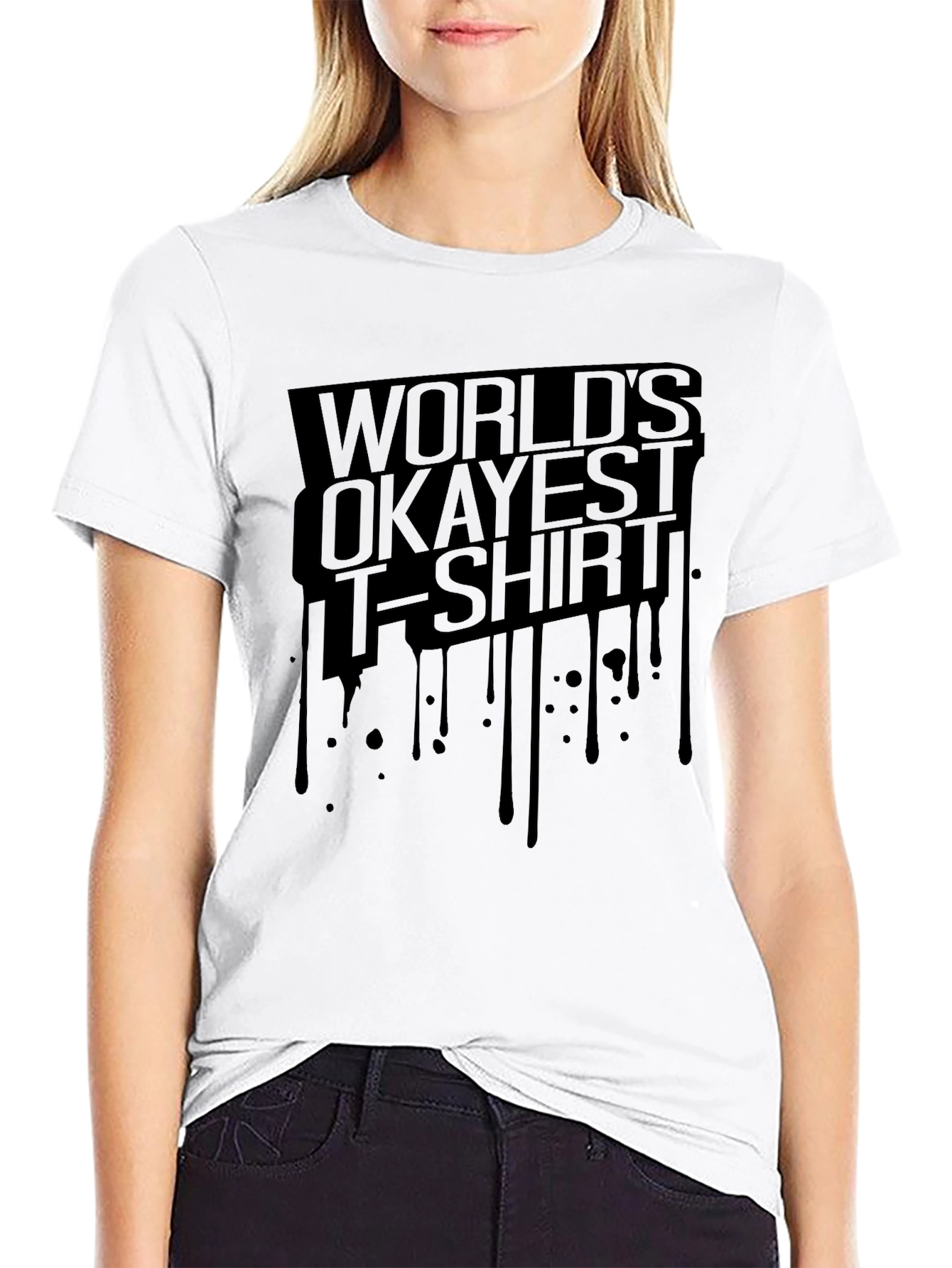 Worlds Okayest T-Shirt - Funny Graphic Tee