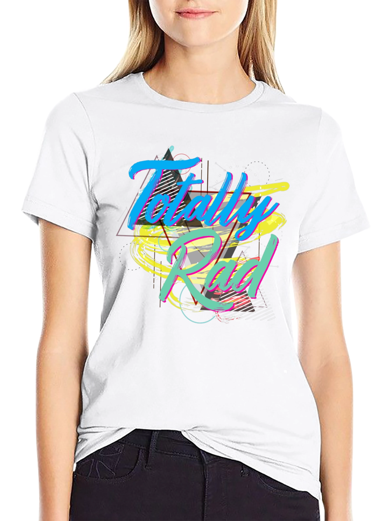 Totally Rad Graphic T-Shirt - Retro 80s Style