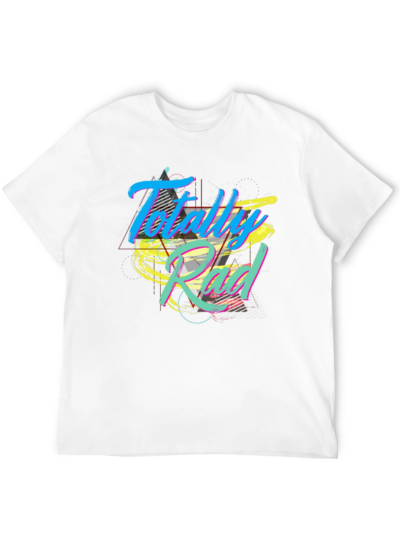 Totally Rad Graphic T-Shirt - Retro 80s Style