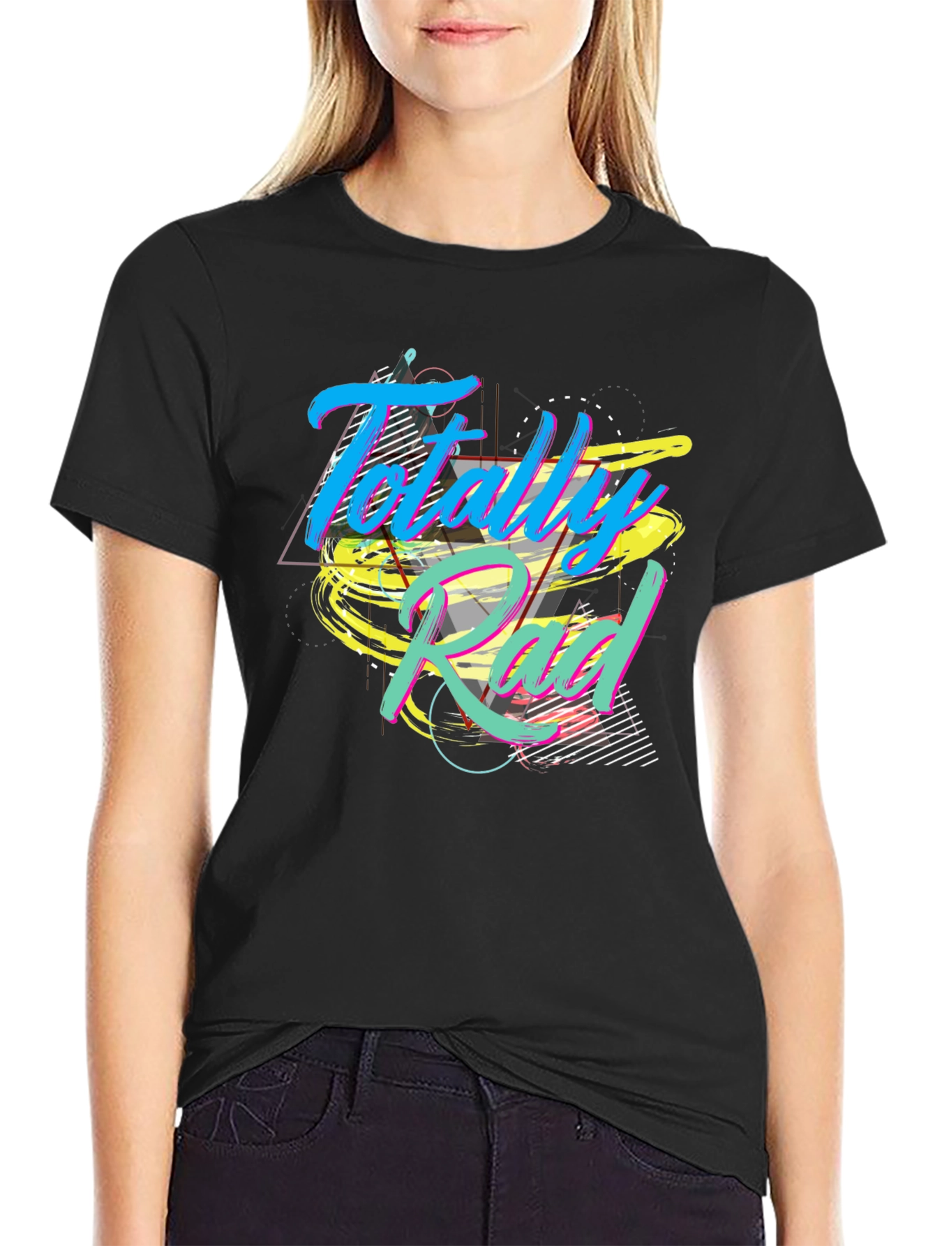 Totally Rad Graphic T-Shirt - Retro 80s Style