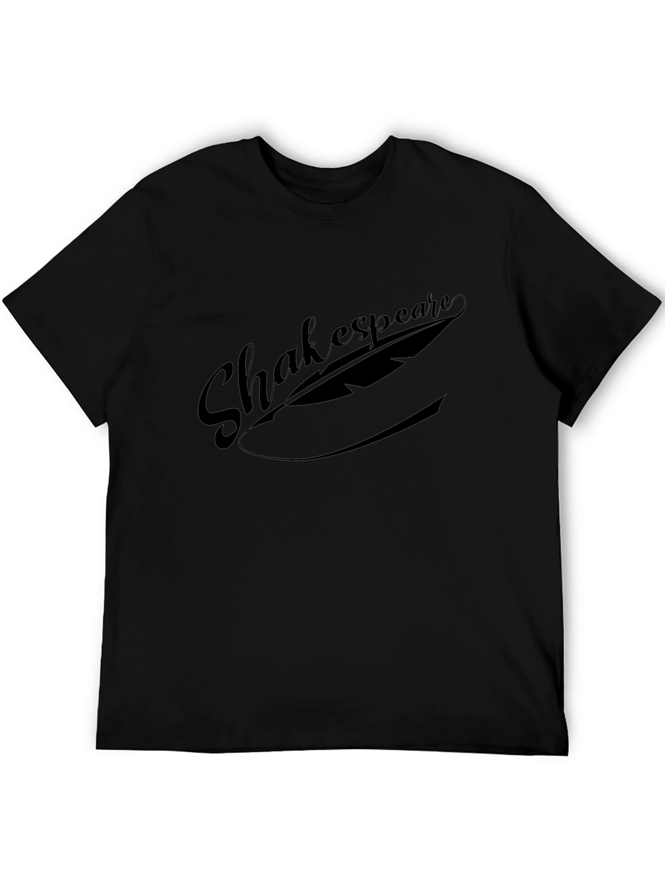 Shakespeare Quill Black T-Shirt