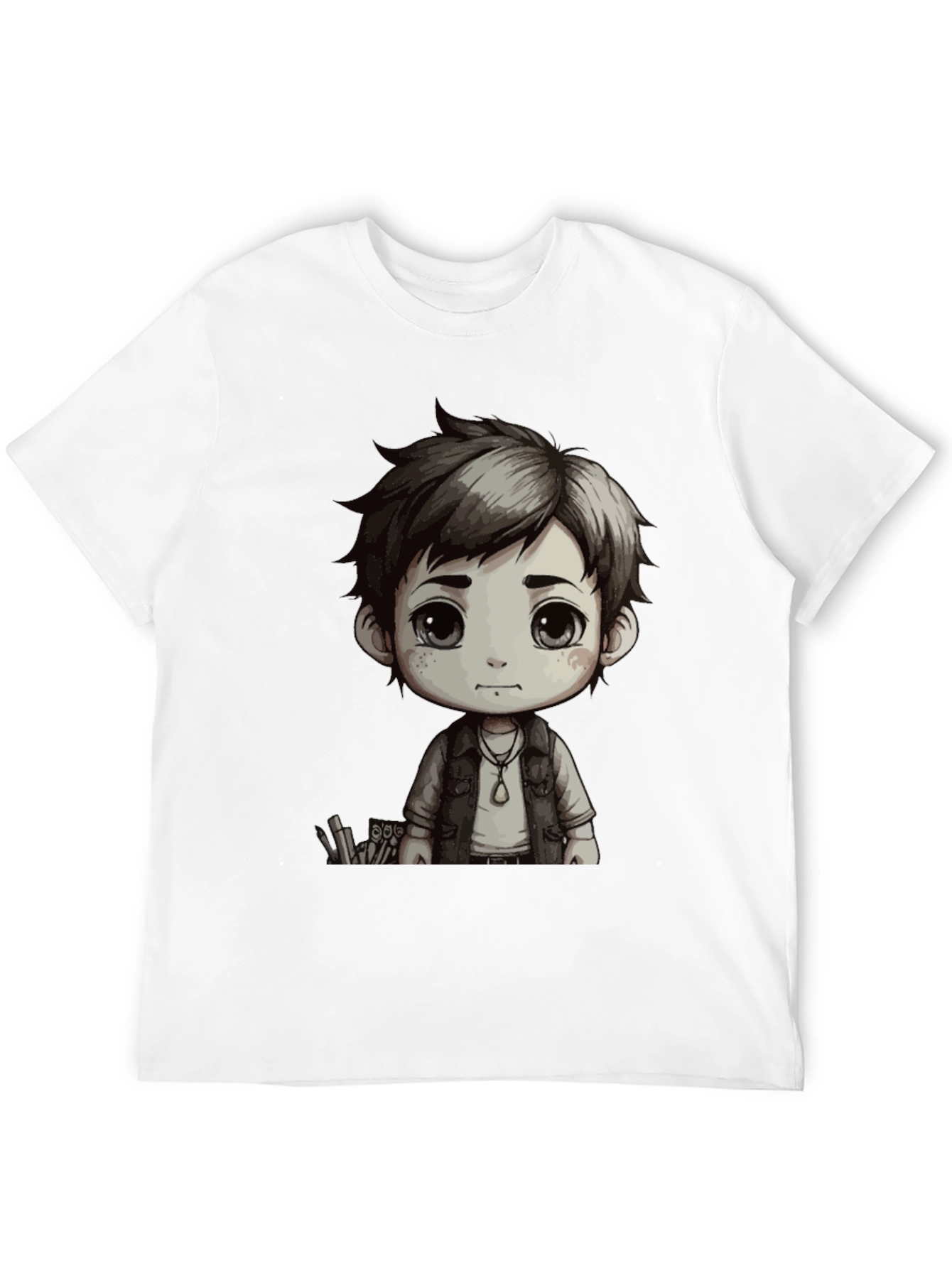 Anime Boy Graphic Tee - Cool Casual Style
