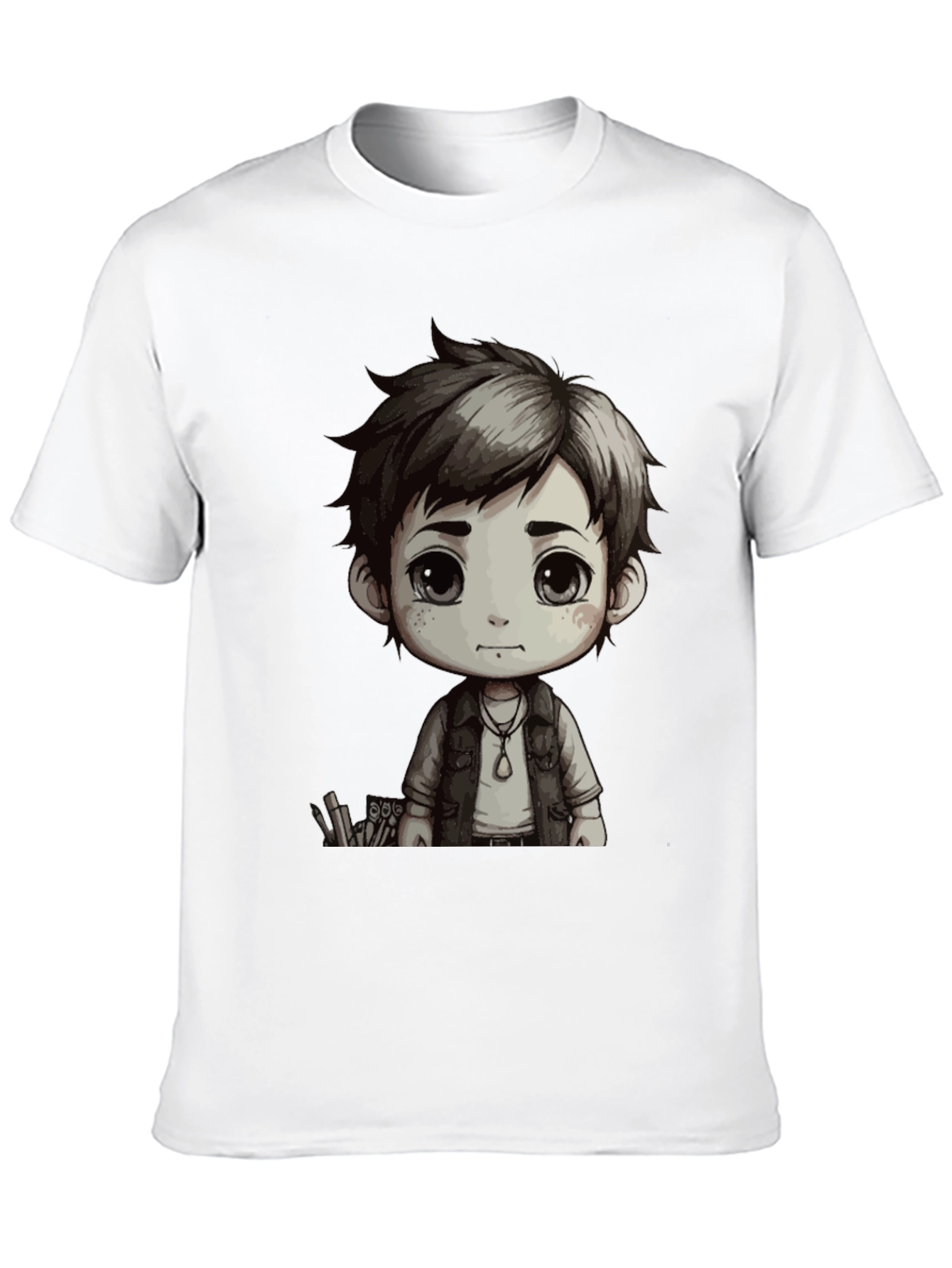 Anime Boy Graphic Tee - Cool Casual Style