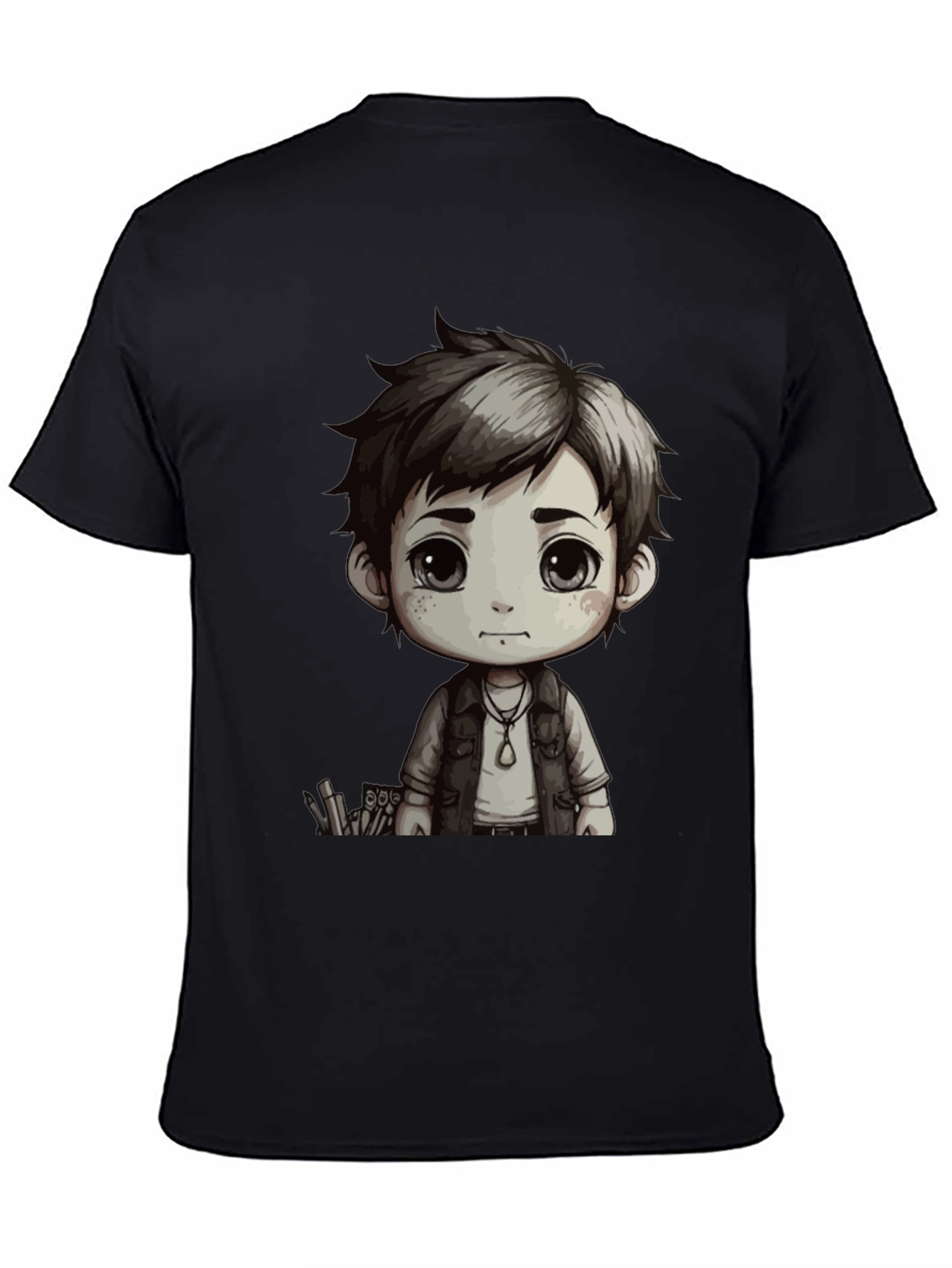 Anime Boy Graphic Tee - Cool Casual Style
