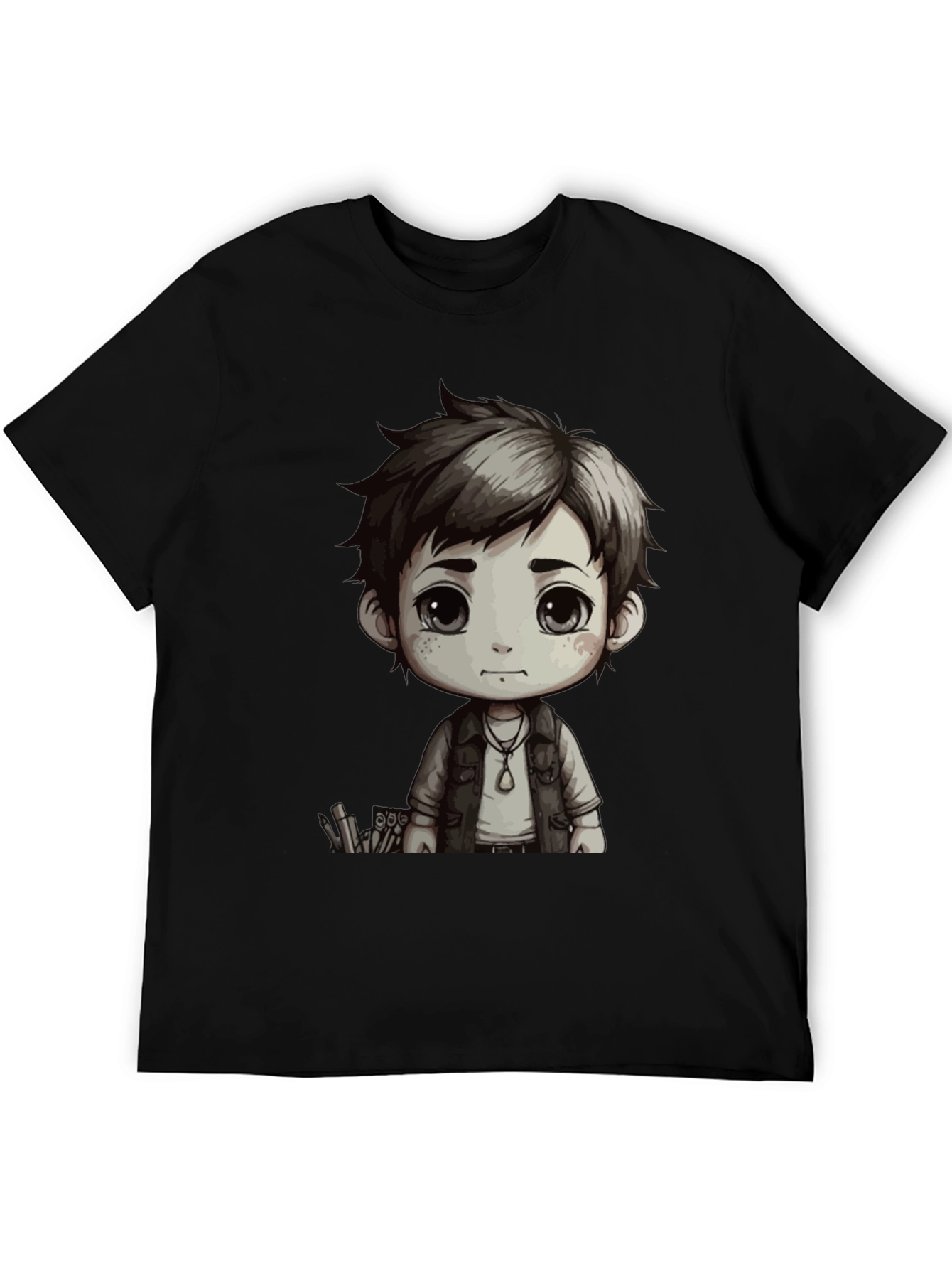 Anime Boy Graphic Tee - Cool Casual Style