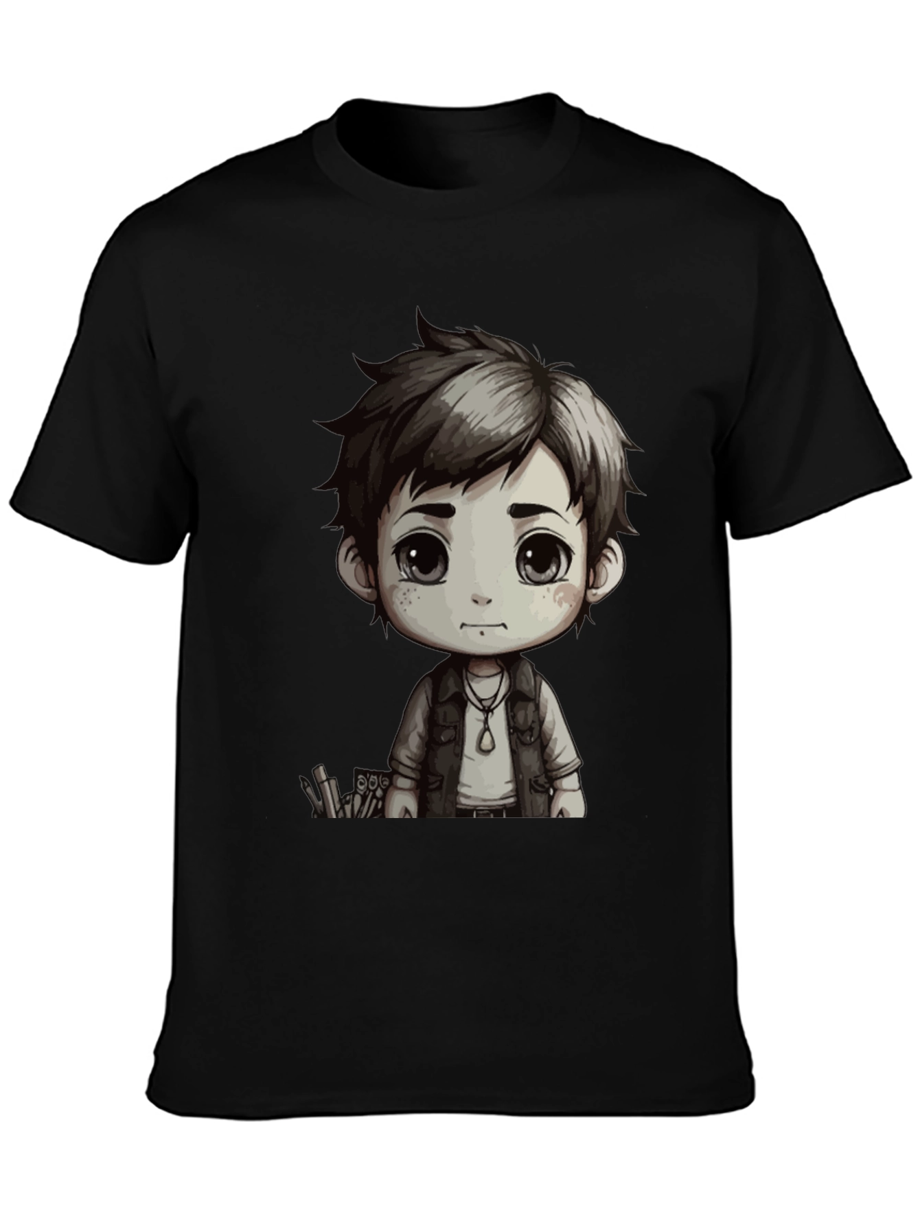 Anime Boy Graphic Tee - Cool Casual Style