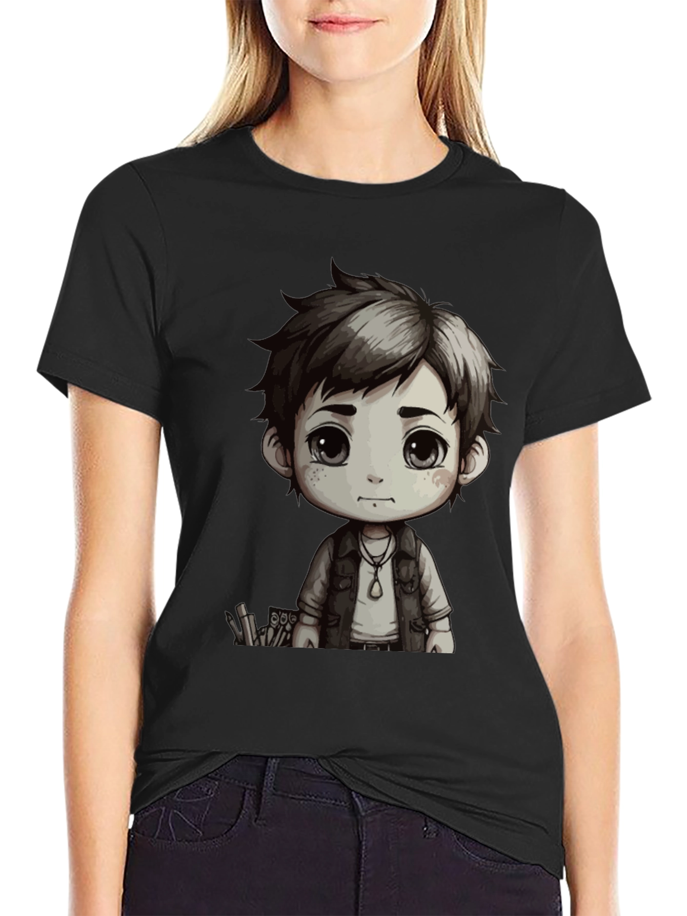 Anime Boy Graphic Tee - Cool Casual Style