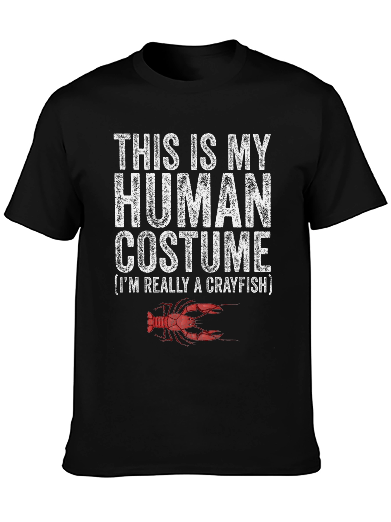 Funny Crawfish Human Costume T-Shirt