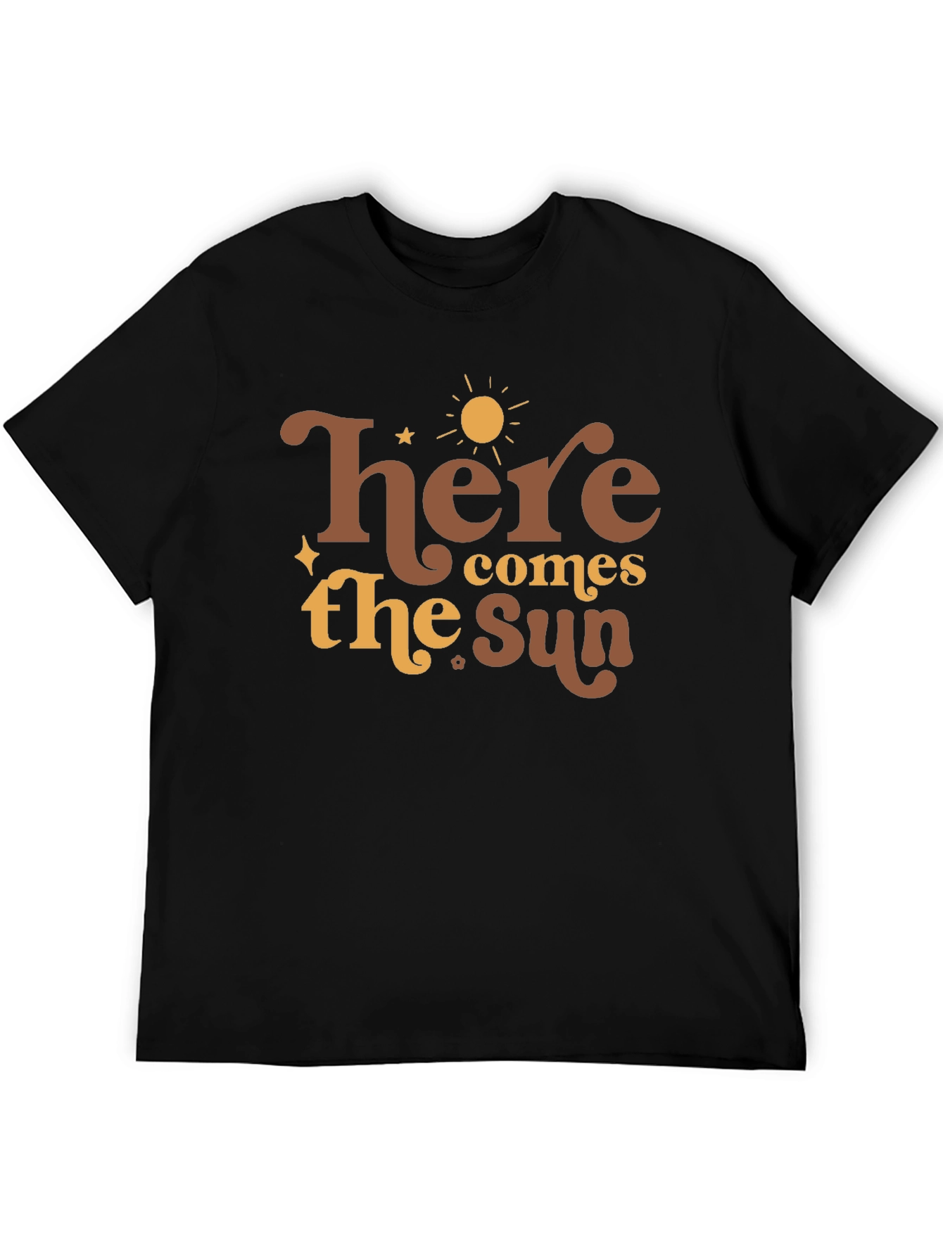 Here Comes the Sun Graphic Tee - Retro Style