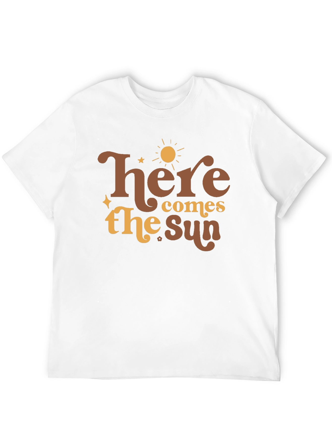 Here Comes the Sun Graphic Tee - Retro Style
