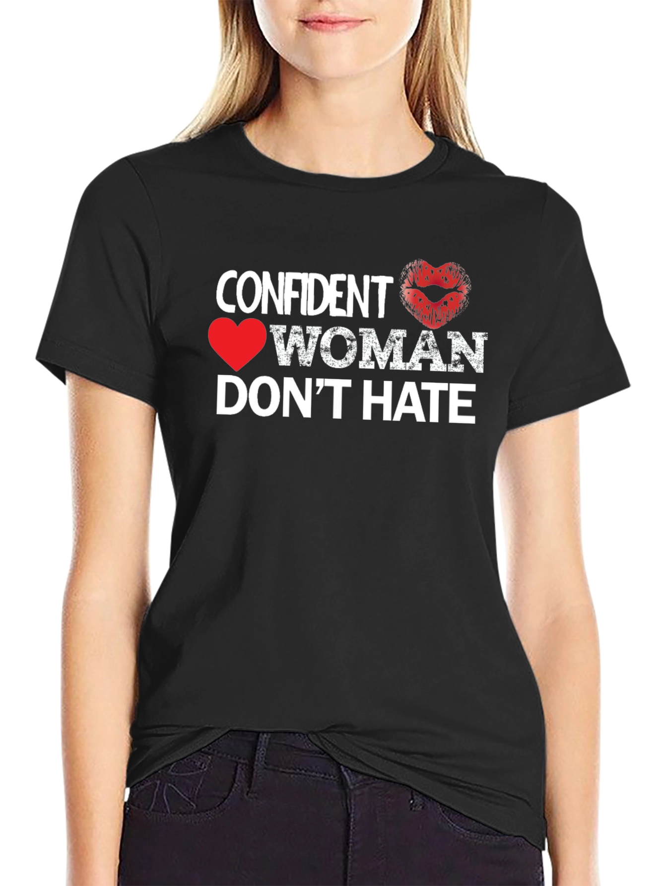 Confident Woman Dont Hate Black T-Shirt