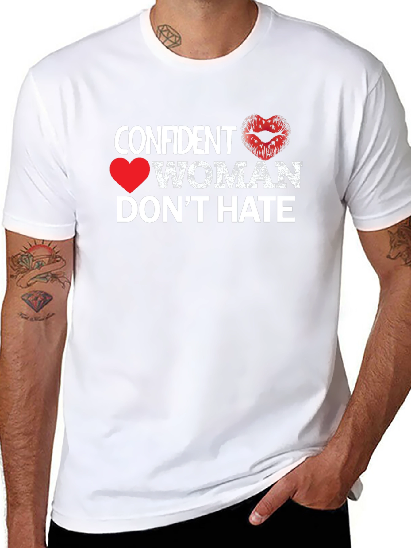 Confident Woman Dont Hate Black T-Shirt