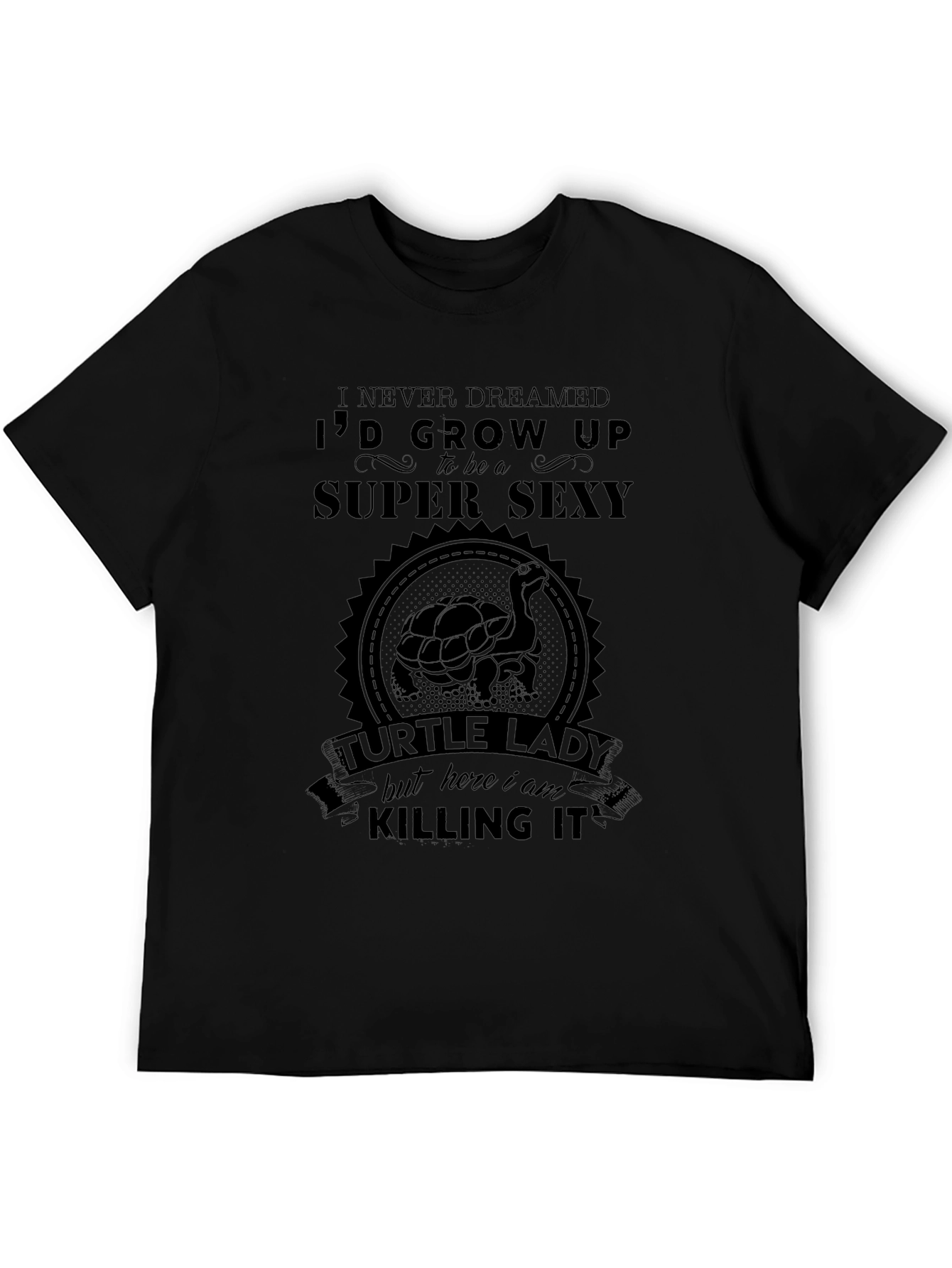Super Sexy Turtle Lady Novelty T-Shirt