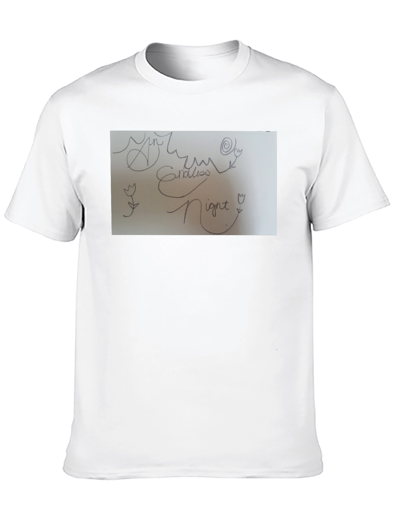 Endless Night Graphic Tee - Soft Cotton Comfort