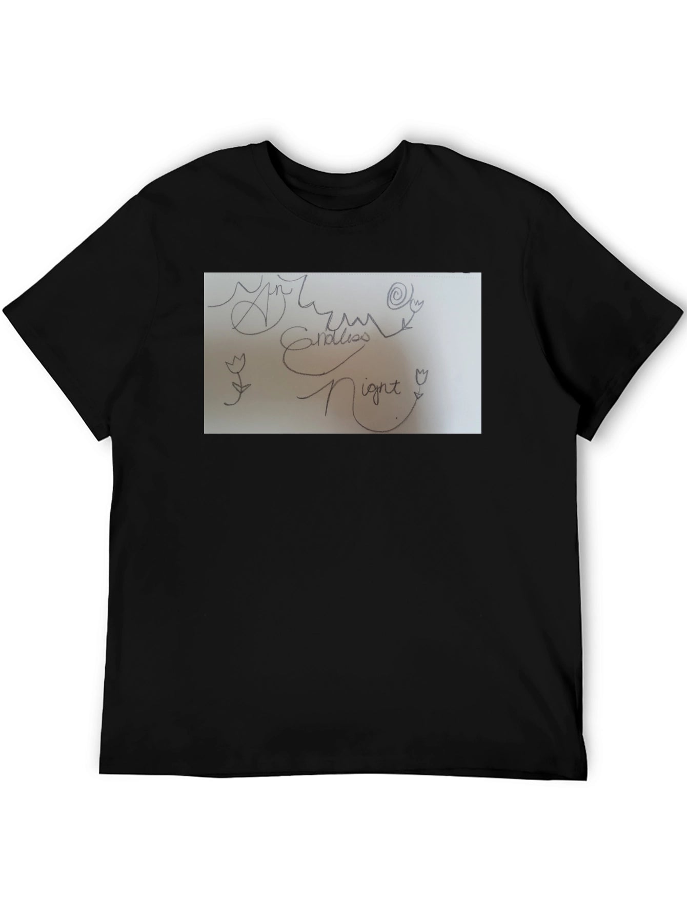 Endless Night Graphic Tee - Soft Cotton Comfort