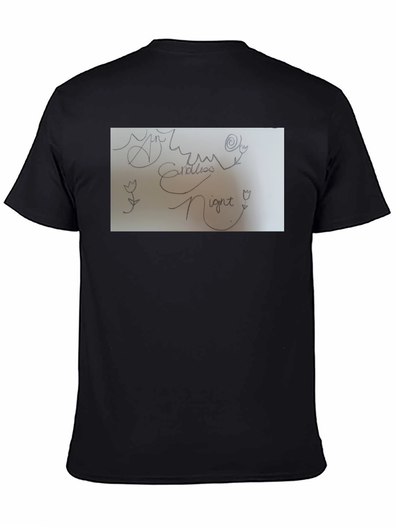 Endless Night Graphic Tee - Soft Cotton Comfort