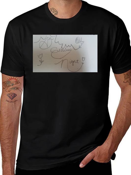 Endless Night Graphic Tee - Soft Cotton Comfort