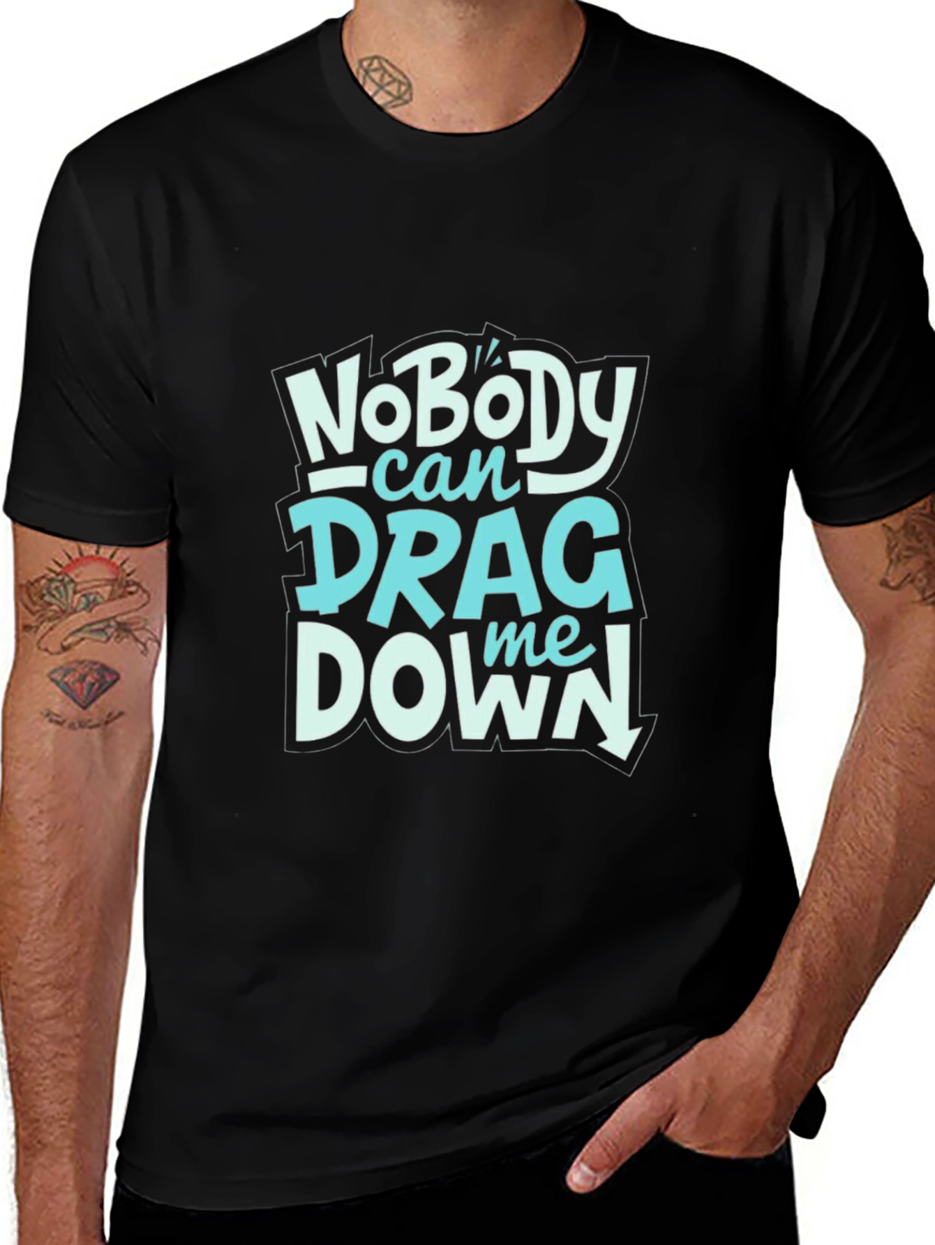 Nobody Can Drag Me Down Graphic Tee
