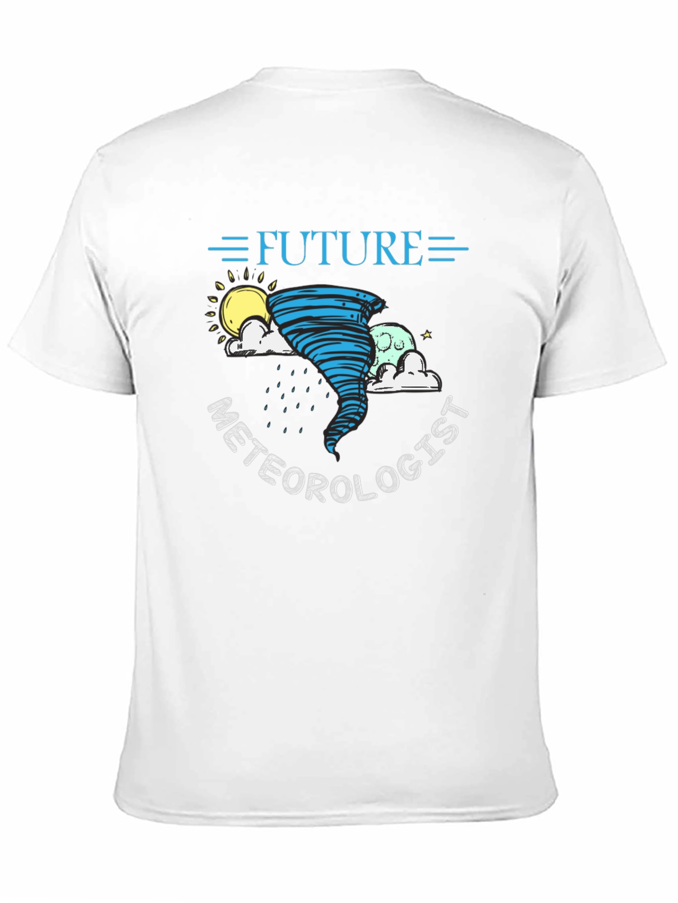 Future Meteorologist Black Graphic T-Shirt