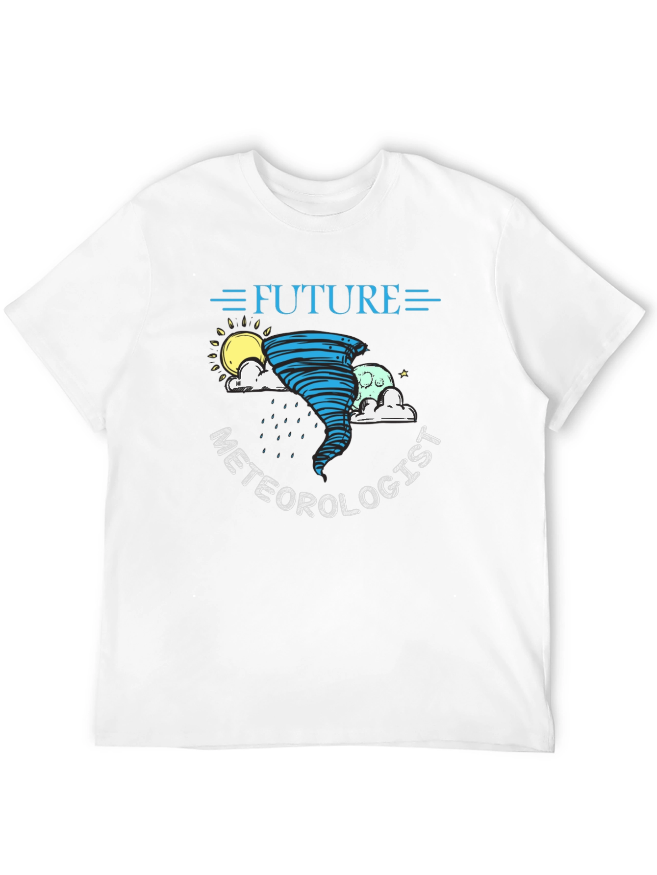 Future Meteorologist Black Graphic T-Shirt