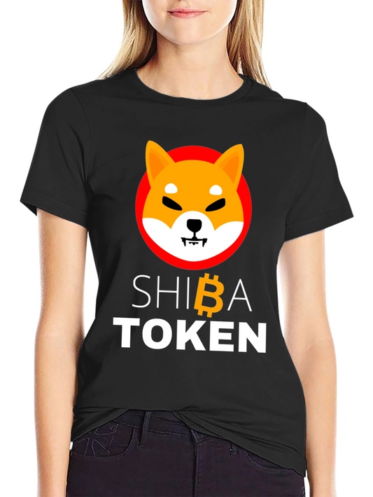 Shiba Token Crypto T-Shirt - Meme Cryptocurrency Tee