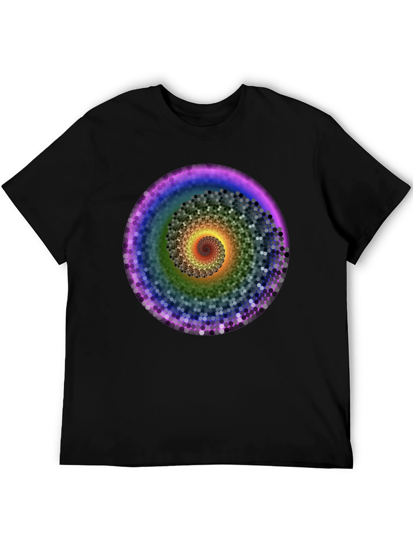 Spiral Spectrum T-Shirt - Vivid Graphic Tee