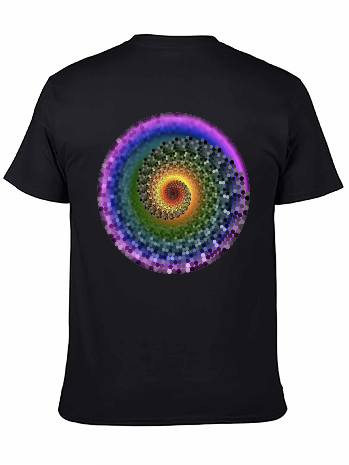 Spiral Spectrum T-Shirt - Vivid Graphic Tee