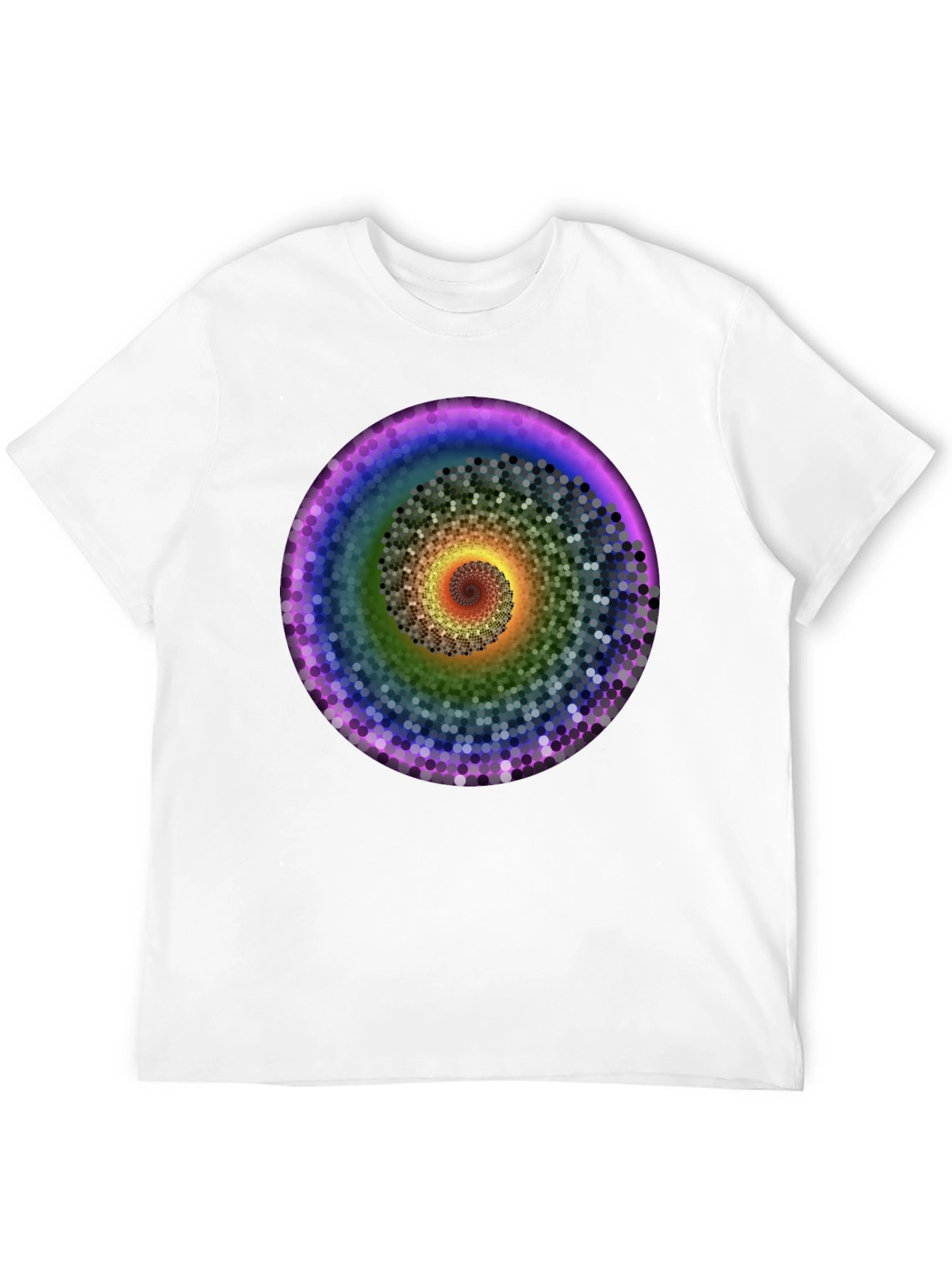 Spiral Spectrum T-Shirt - Vivid Graphic Tee
