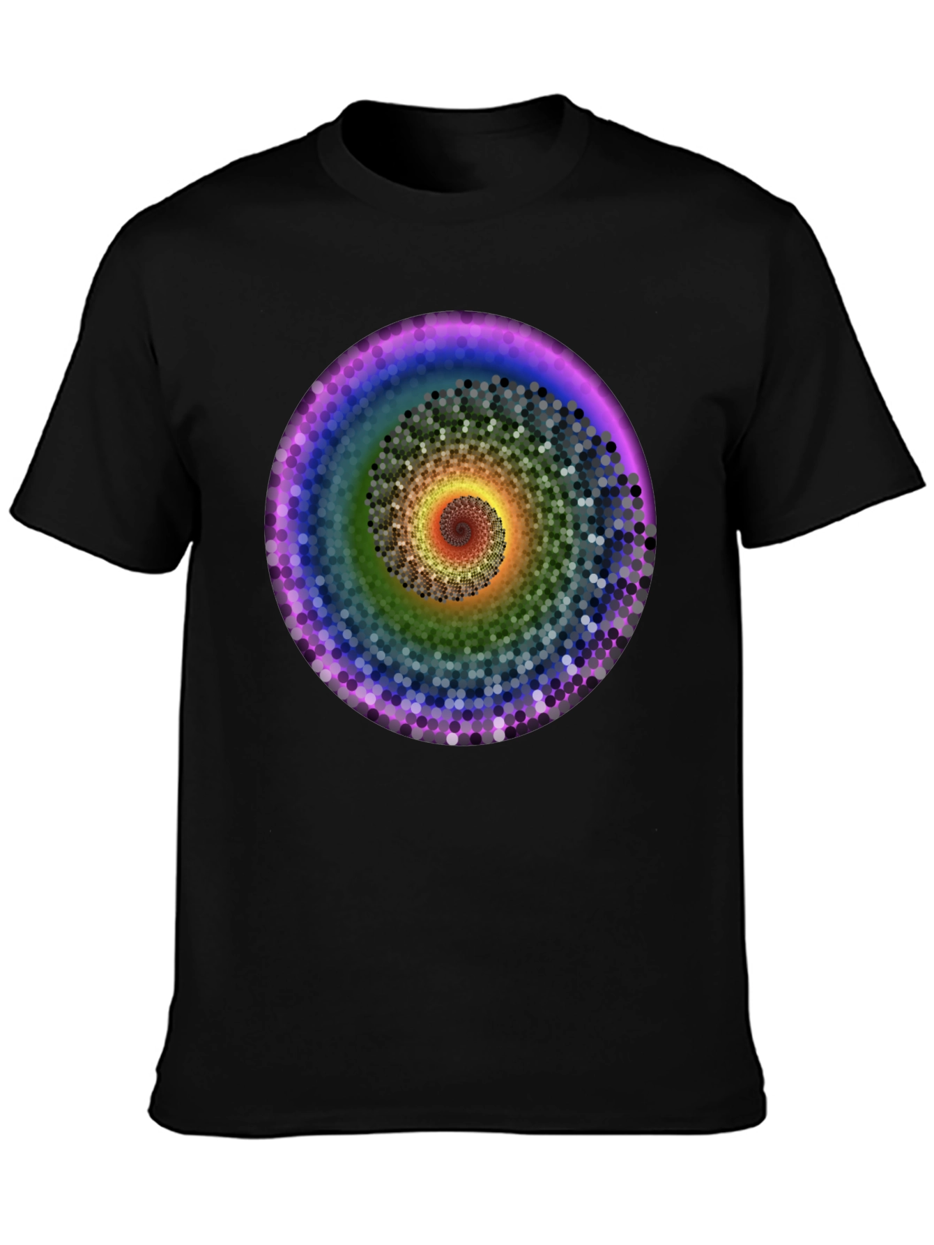 Spiral Spectrum T-Shirt - Vivid Graphic Tee