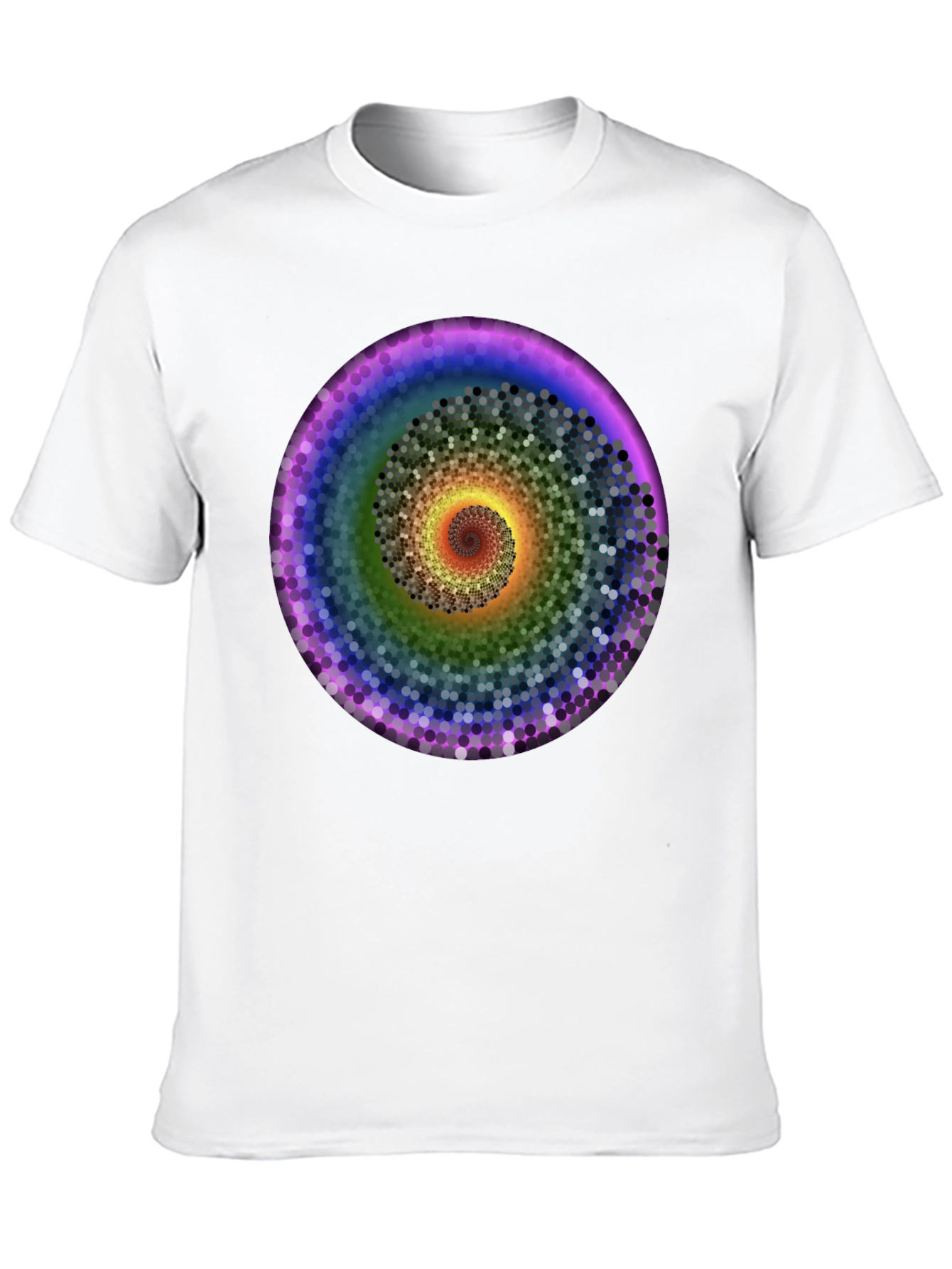 Spiral Spectrum T-Shirt - Vivid Graphic Tee