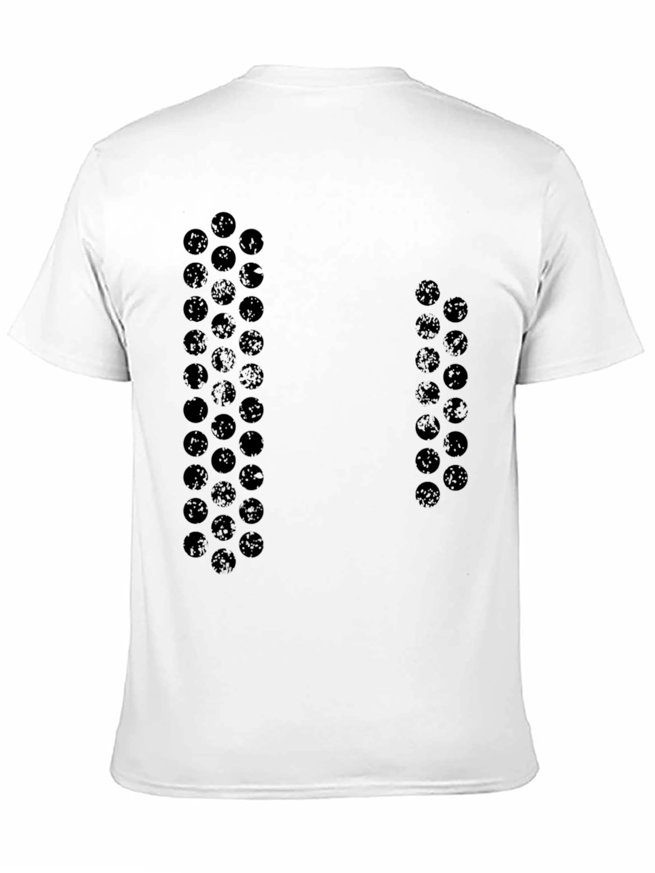 Modern Patterned Black T-Shirt