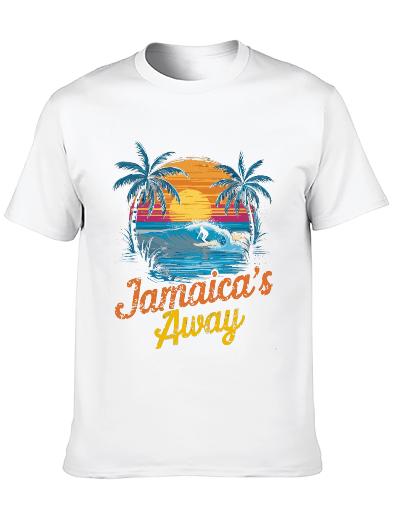 Jamaicas Away Beach Graphic T-Shirt