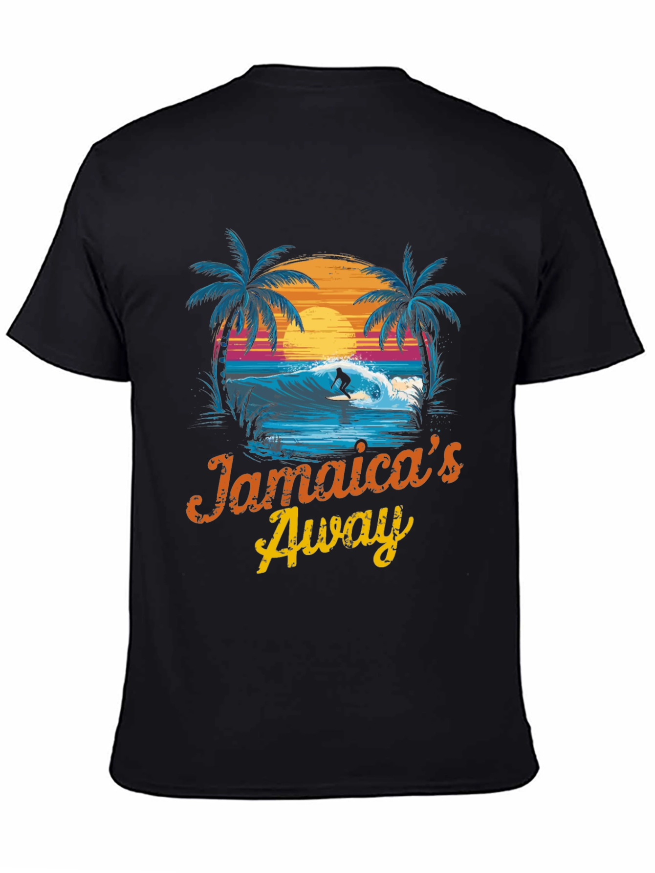 Jamaicas Away Beach Graphic T-Shirt
