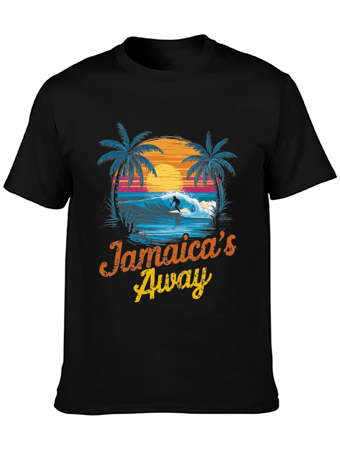 Jamaicas Away Beach Graphic T-Shirt