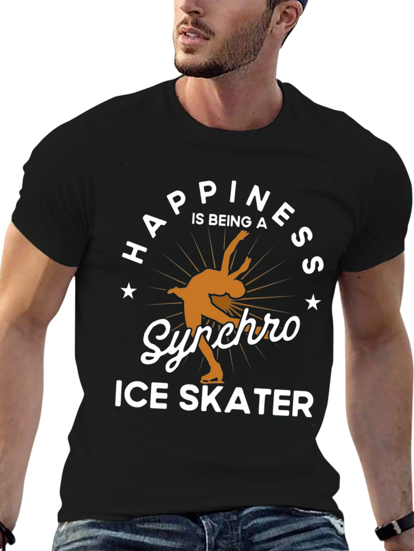 Happiness is Being a Synchro Ice Skater T-Shirt