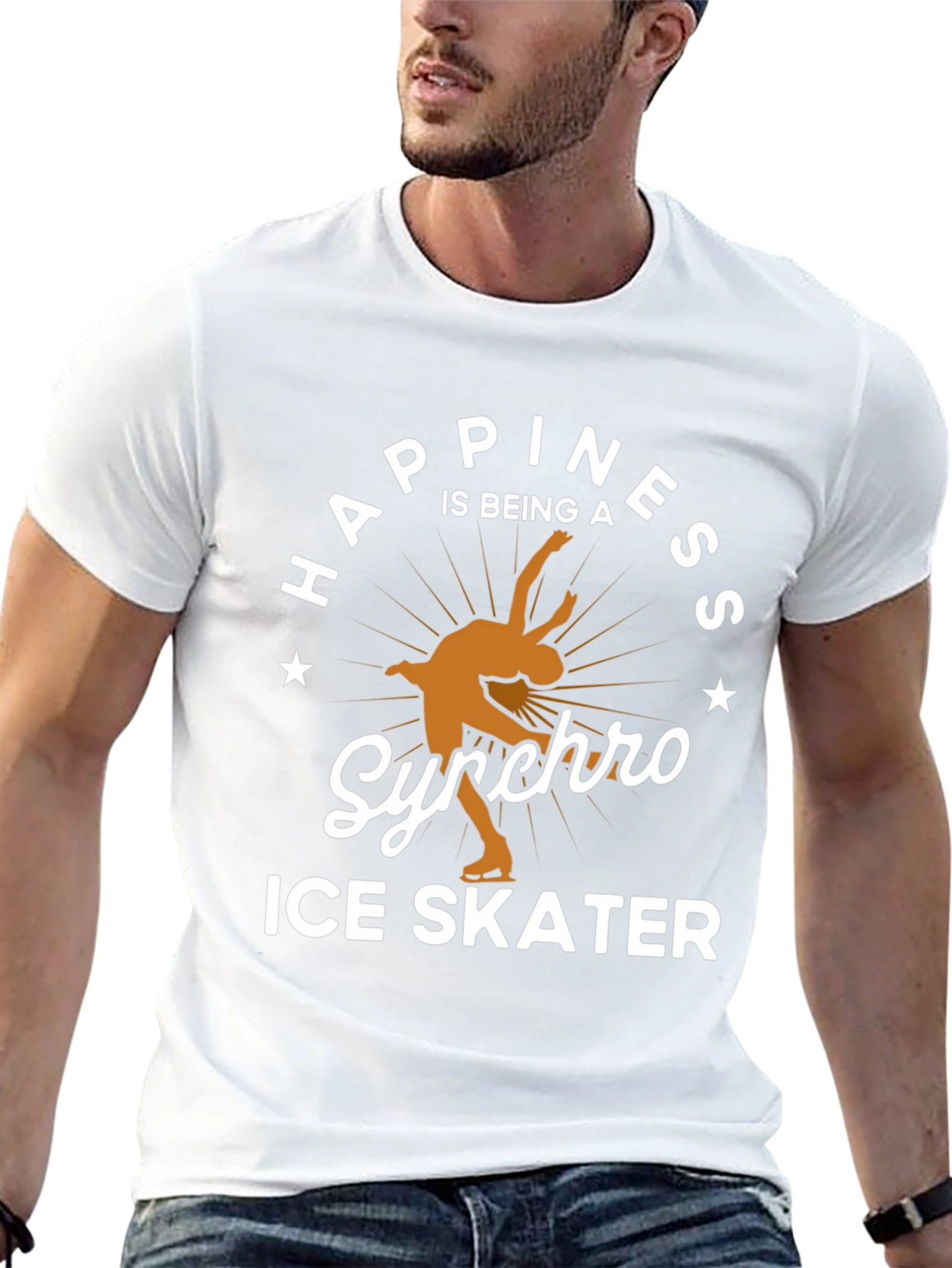 Happiness is Being a Synchro Ice Skater T-Shirt