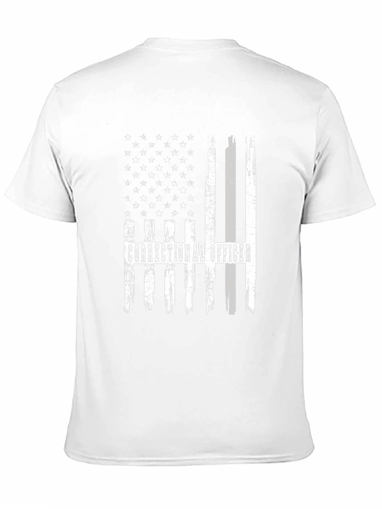 Correctional Officer Flag Graphic T-Shirt