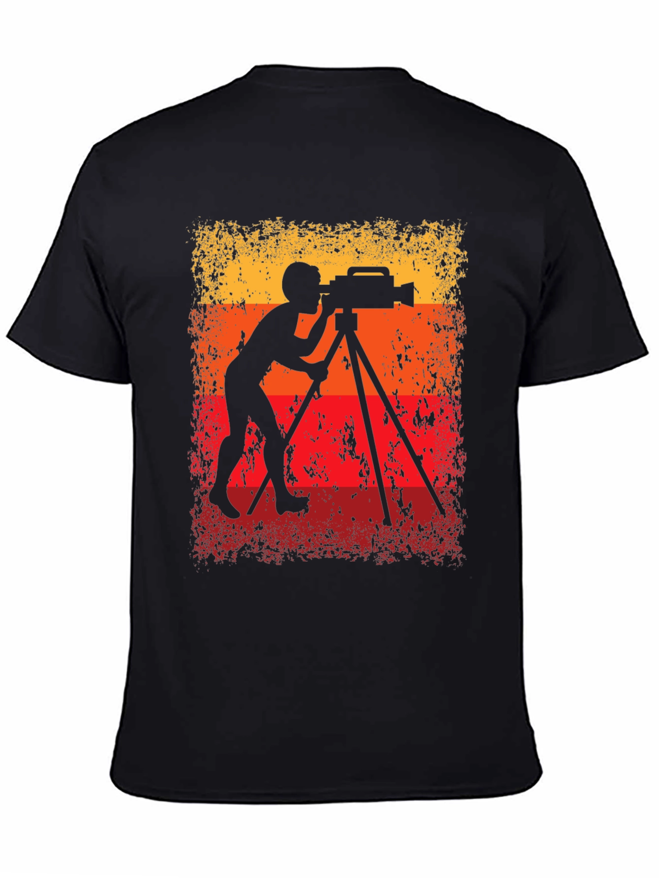 Retro Cameraman Silhouette Graphic Tee