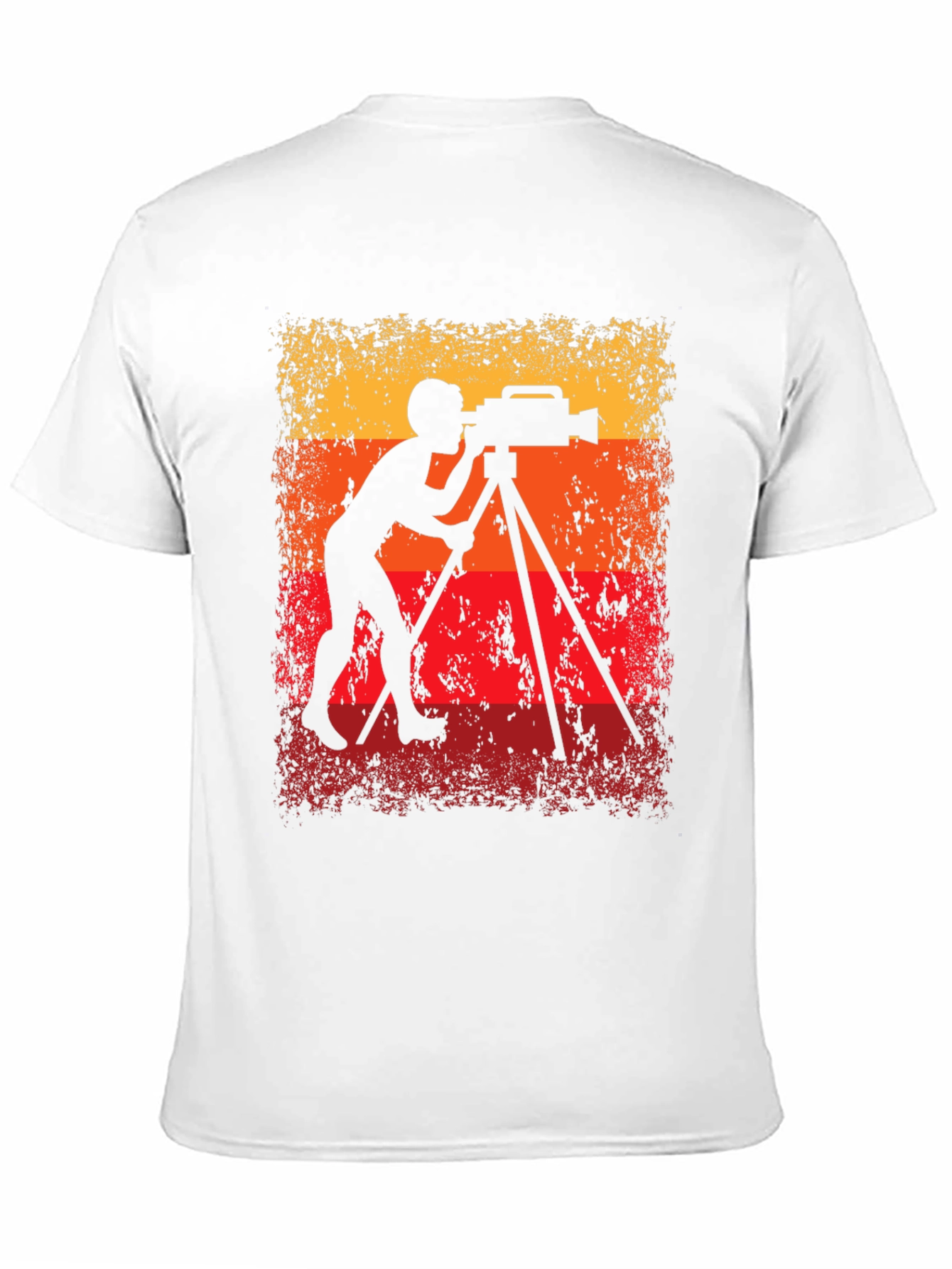 Retro Cameraman Silhouette Graphic Tee