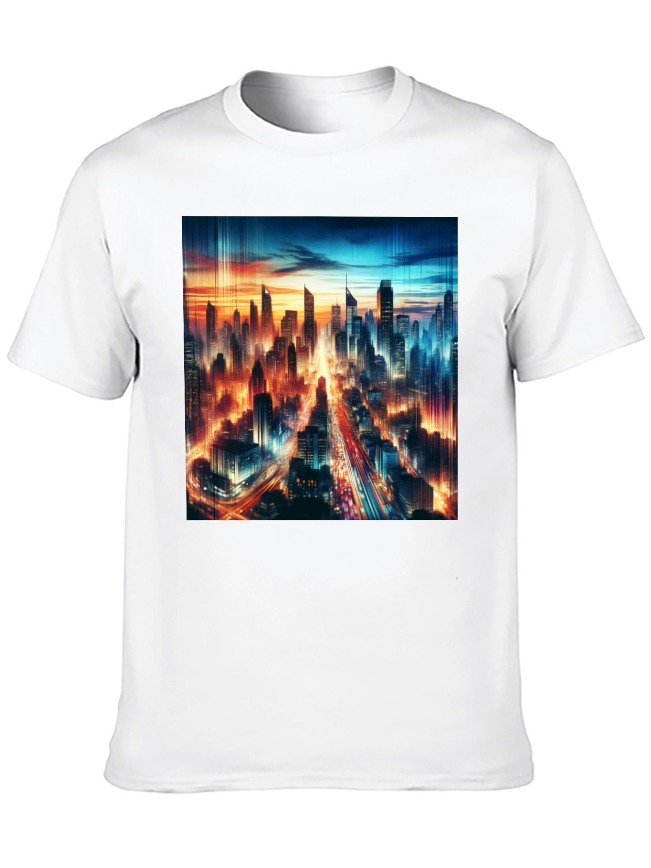 Cityscape Graphic Tee - Urban Style Shirt