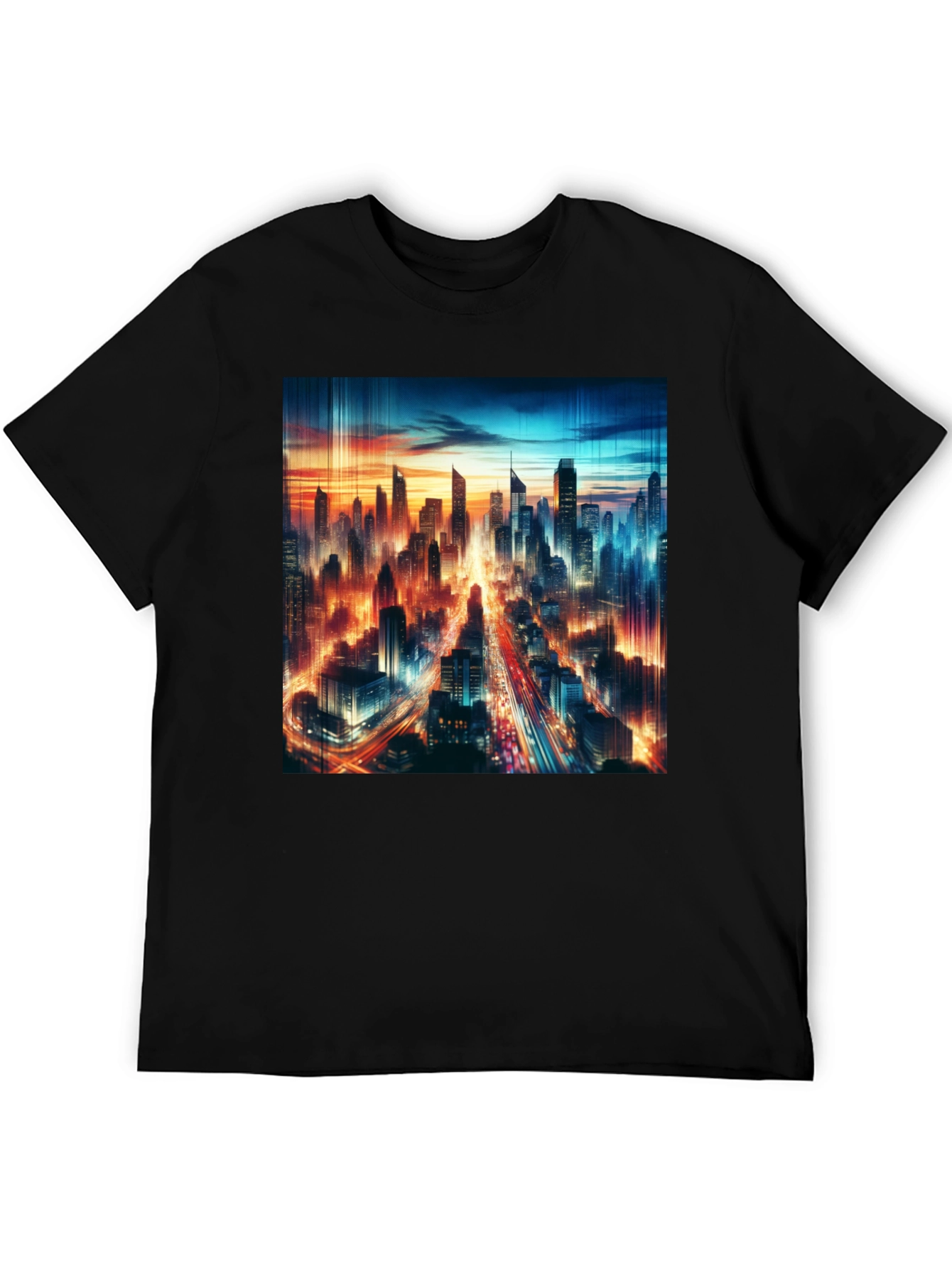Cityscape Graphic Tee - Urban Style Shirt