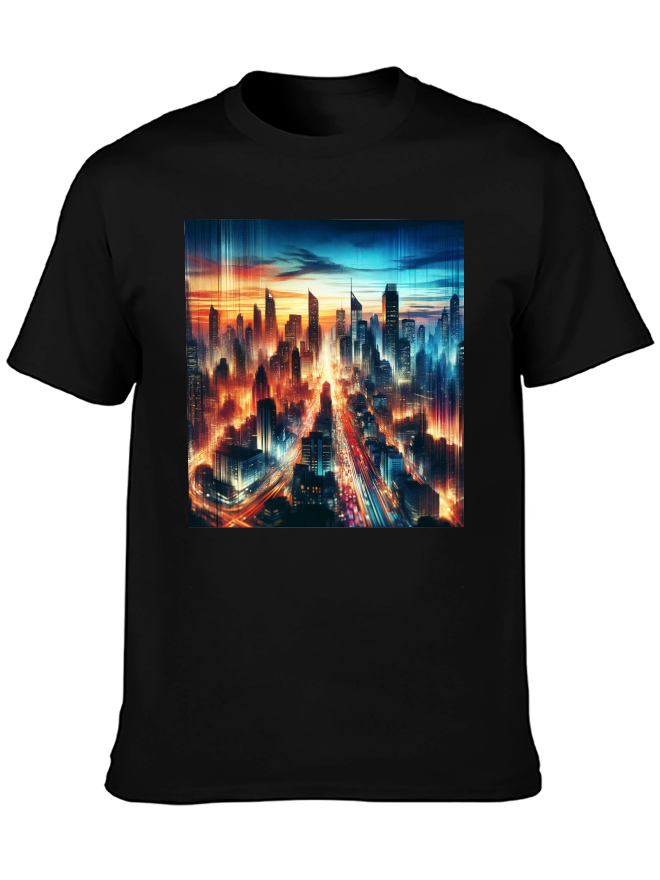 Cityscape Graphic Tee - Urban Style Shirt