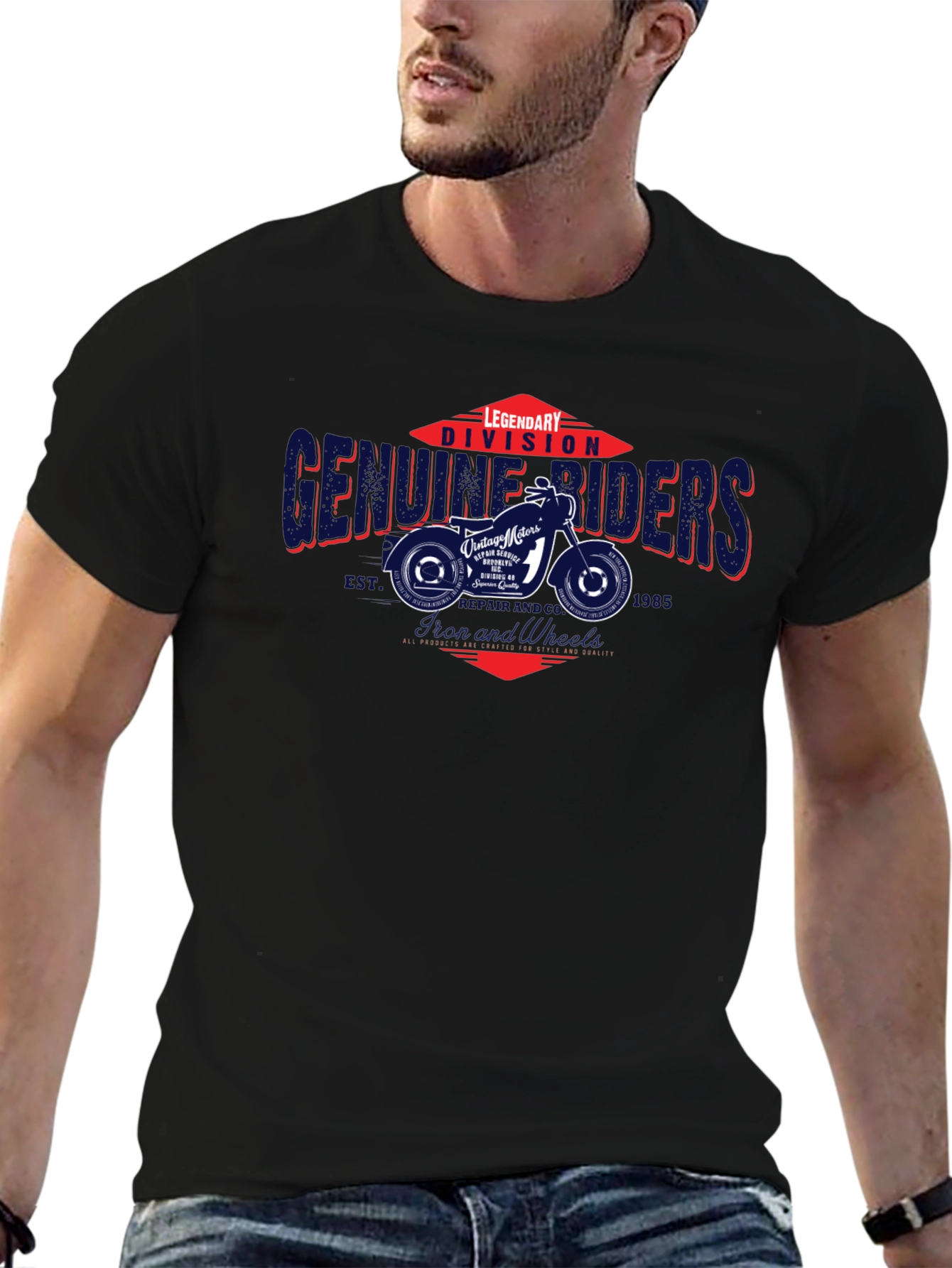 Legendary Riders Graphic Tee - Black