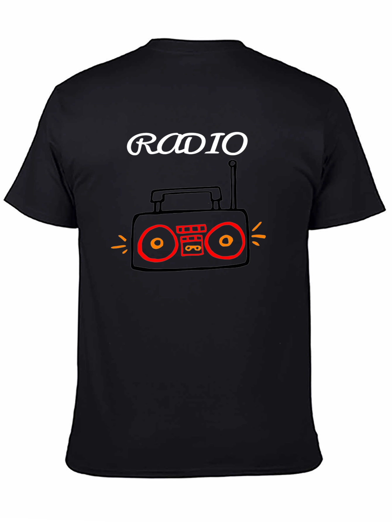 Radio Graphic T-Shirt - Retro Music Tee