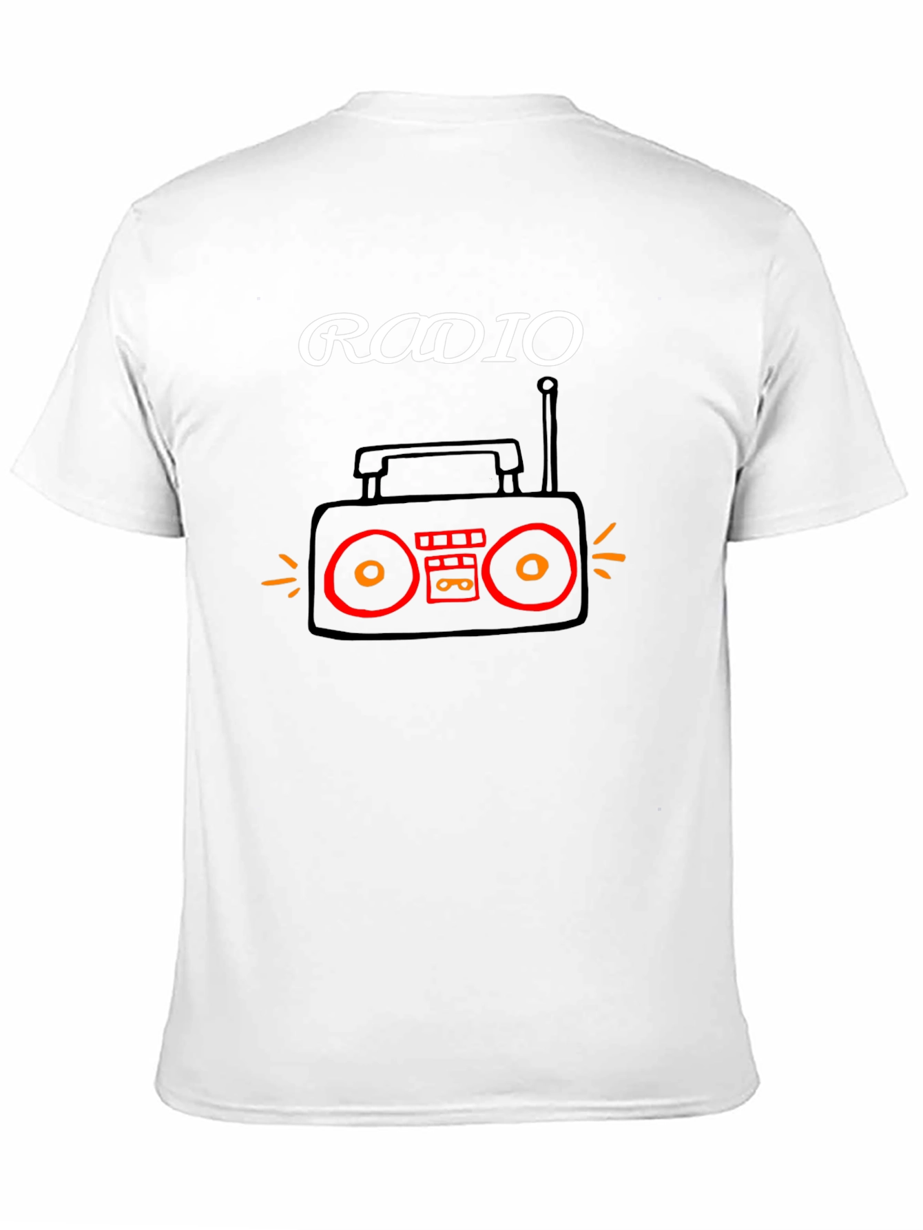 Radio Graphic T-Shirt - Retro Music Tee