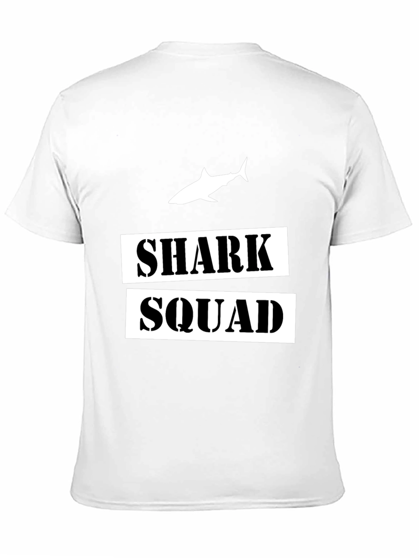 Shark Squad Graphic T-Shirt - Black